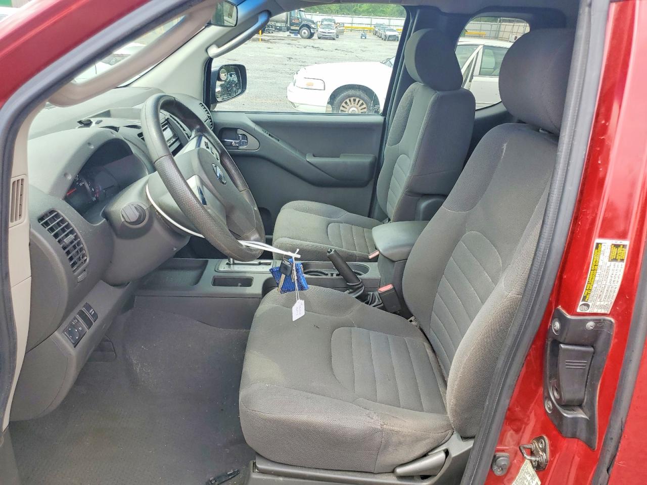 2008 Nissan Frontier Xe Red vin: 1N6BD06T98C417445