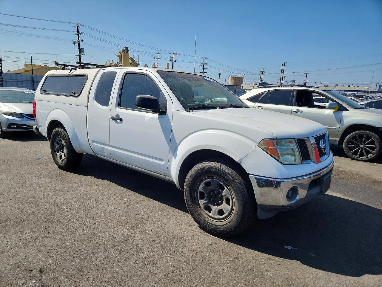 2008 Nissan Frontier Xe Белый vin: 1N6BD06T98C432351