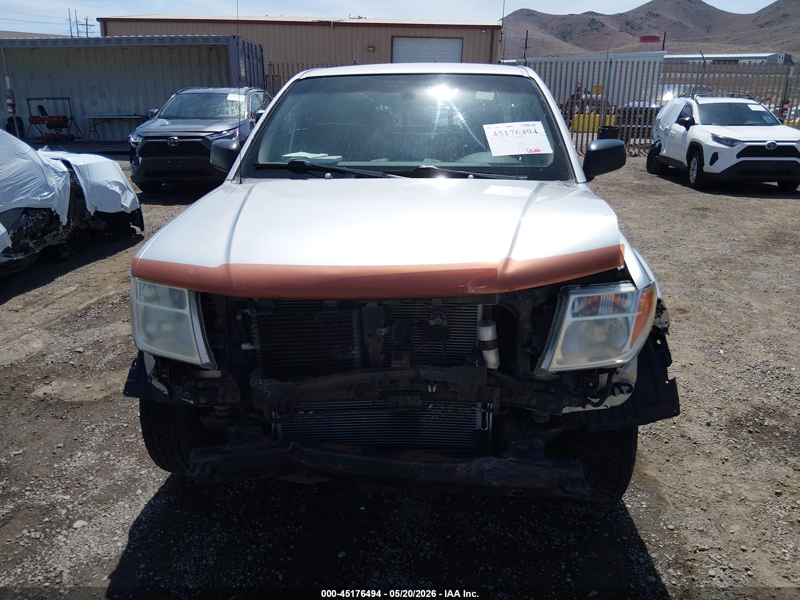 2005 Nissan Frontier Xe Silver vin: 1N6BD06TX5C461210