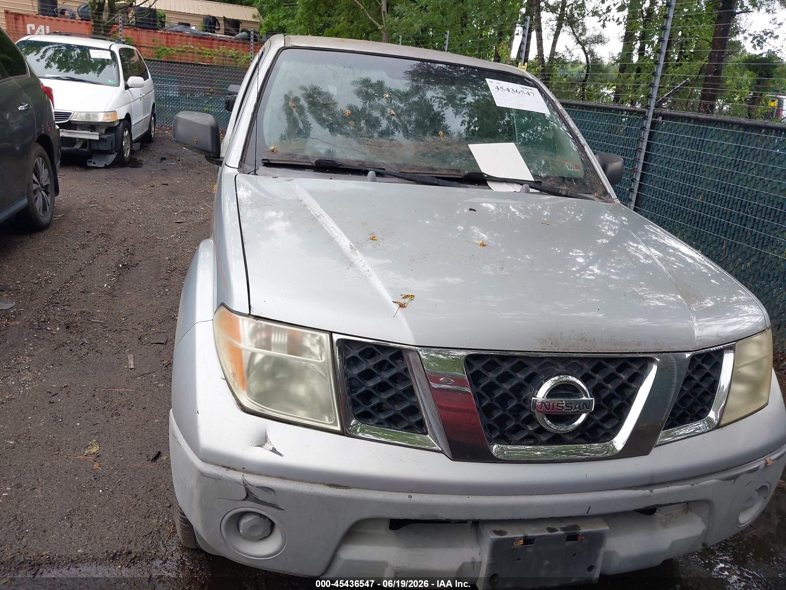 2006 Nissan Frontier Xe Silver vin: 1N6BD06TX6C421470