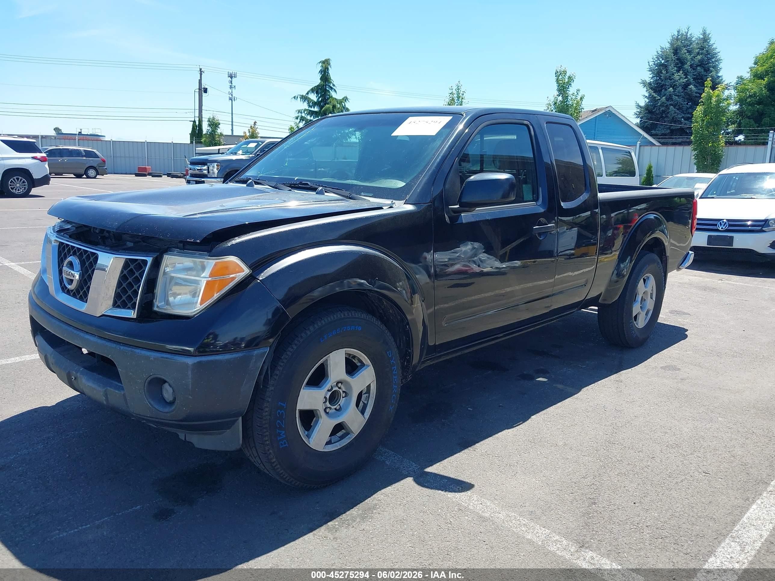 2006 Nissan Frontier Xe Black vin: 1N6BD06TX6C425910