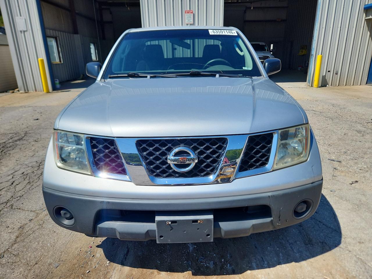 2007 Nissan Frontier Xe Silver vin: 1N6BD06TX7C406629