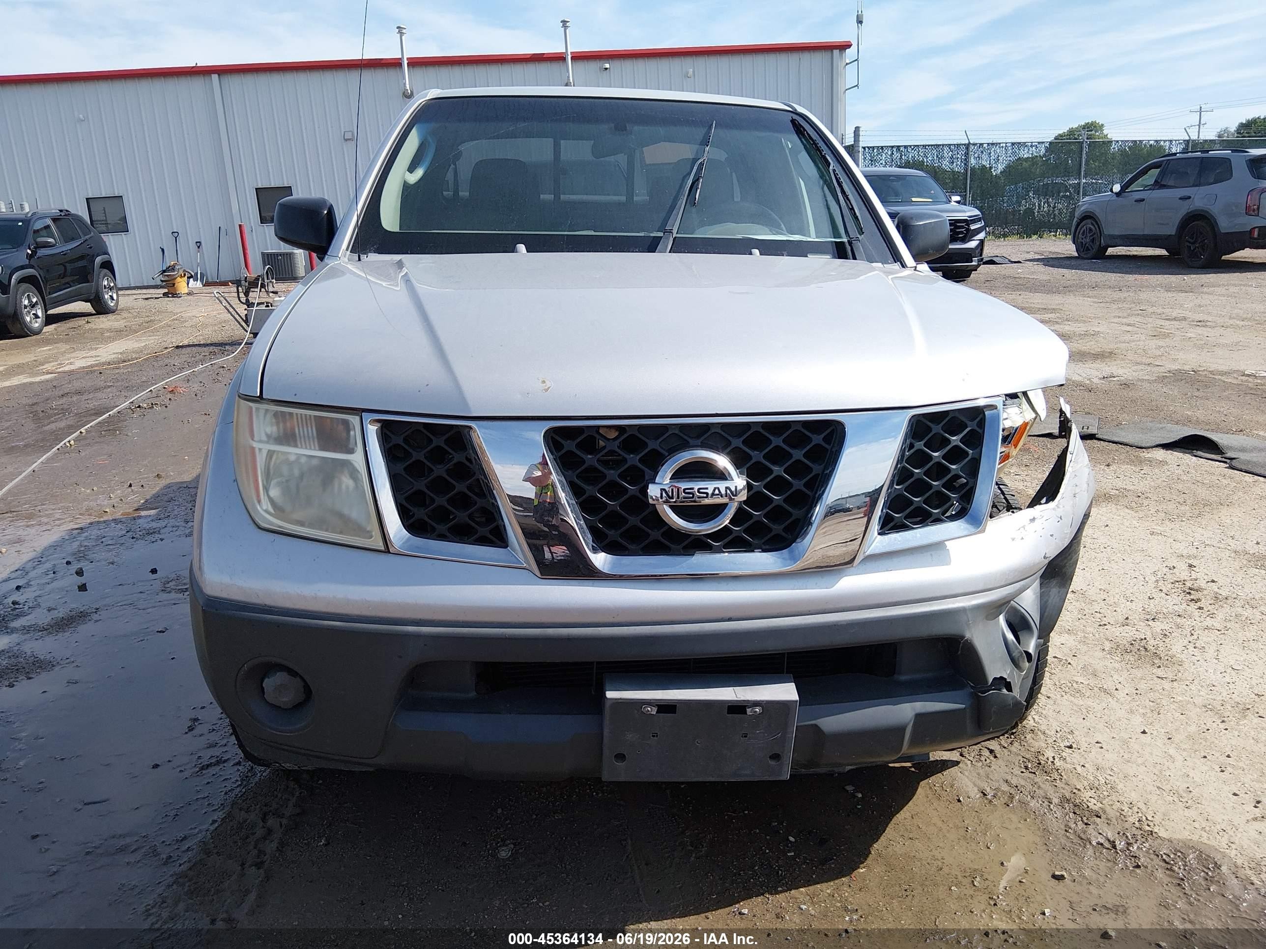 2007 Nissan Frontier Xe Gray vin: 1N6BD06TX7C448802