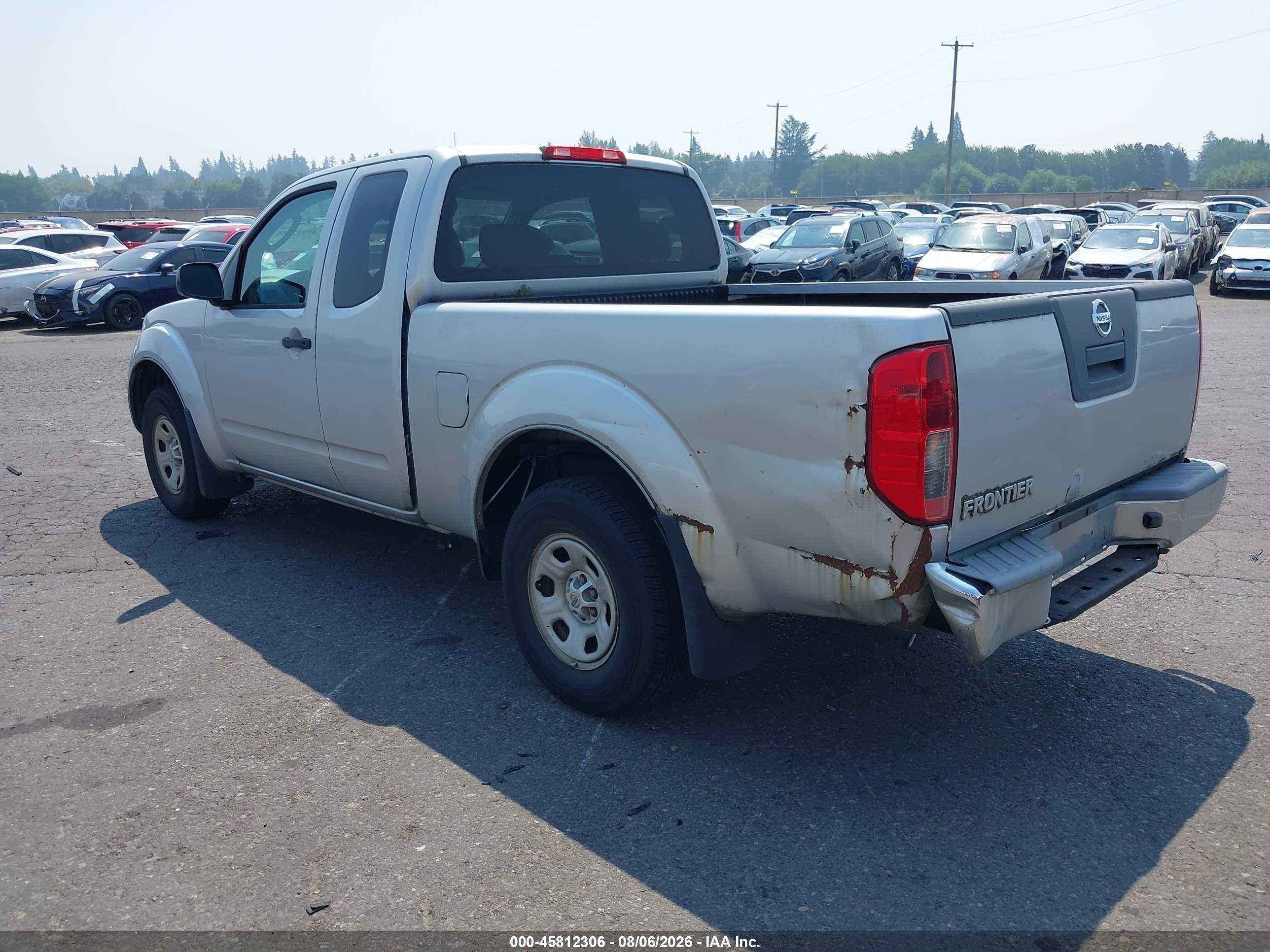 2011 Nissan Frontier S Silver vin: 1N6BD0CT0BC410119