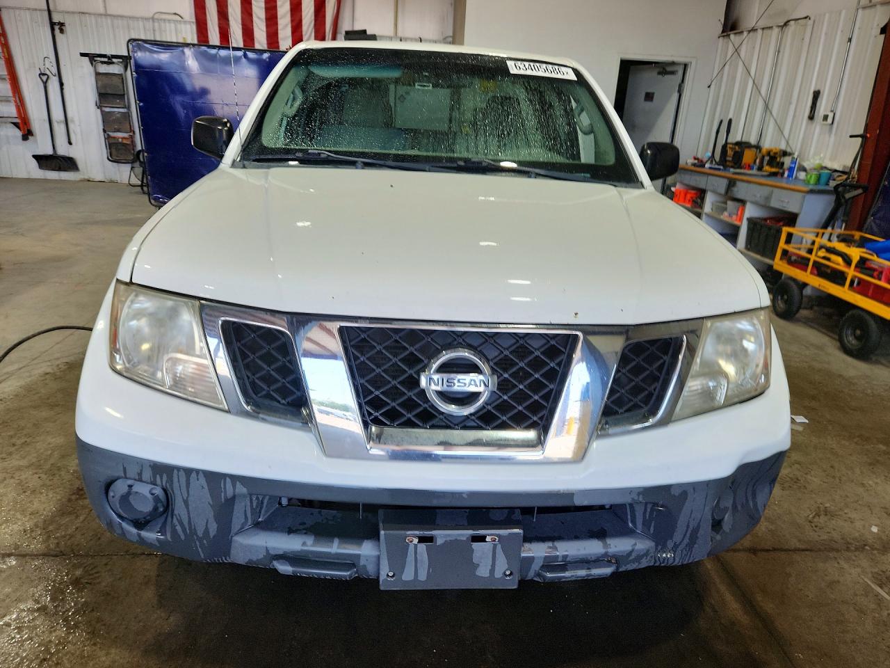 2013 Nissan Frontier S White vin: 1N6BD0CT0DN724621