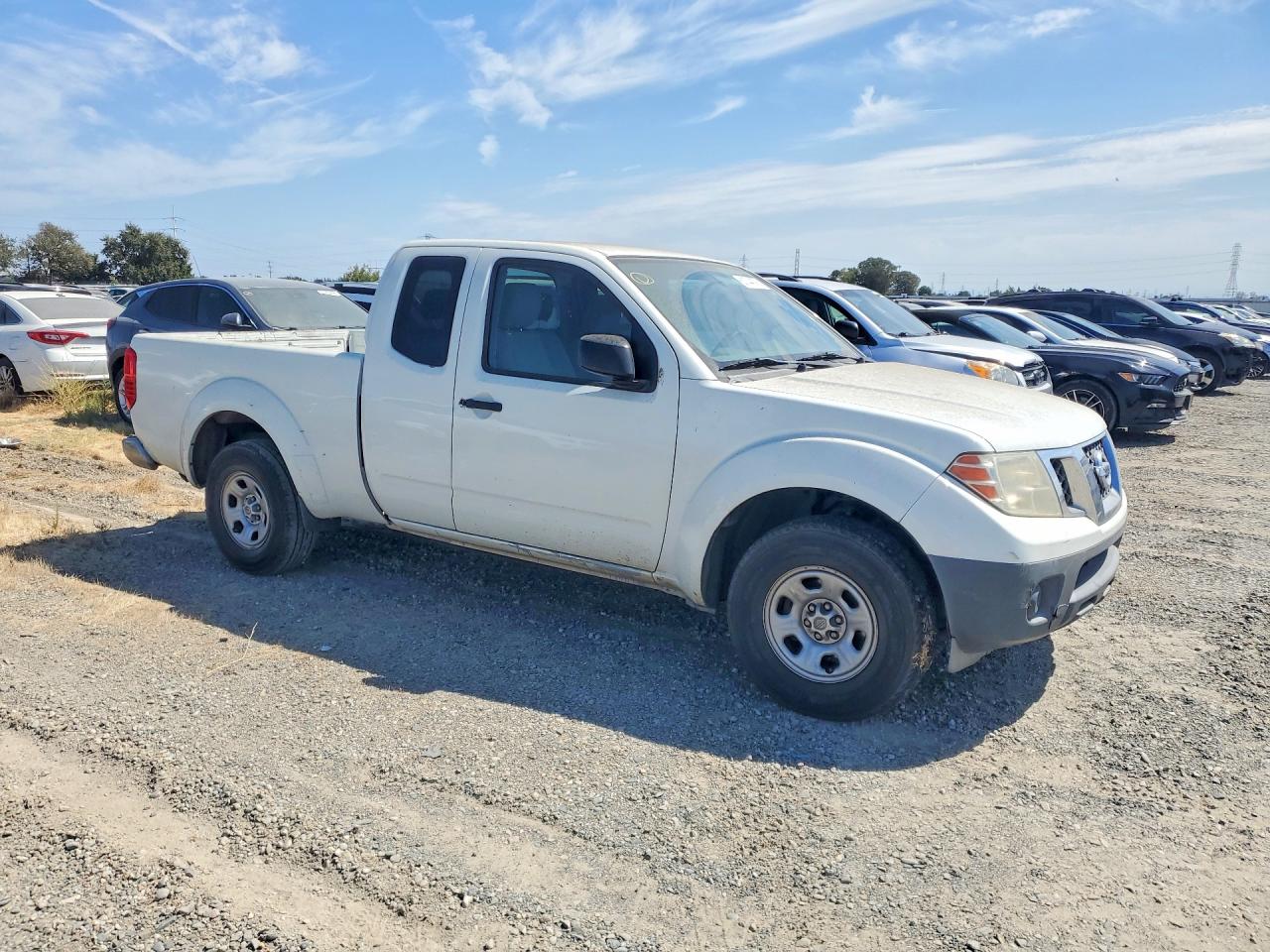 2014 Nissan Frontier S White vin: 1N6BD0CT0EN708792