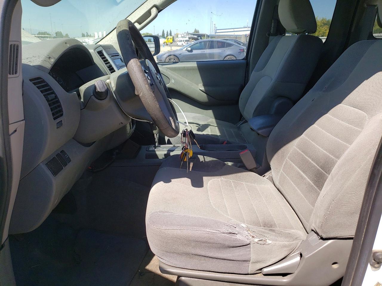 2014 Nissan Frontier S White vin: 1N6BD0CT0EN708792