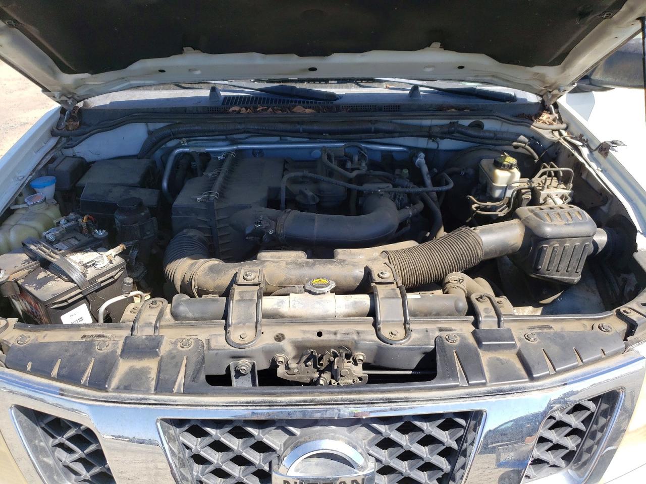 2014 Nissan Frontier S White vin: 1N6BD0CT0EN708792