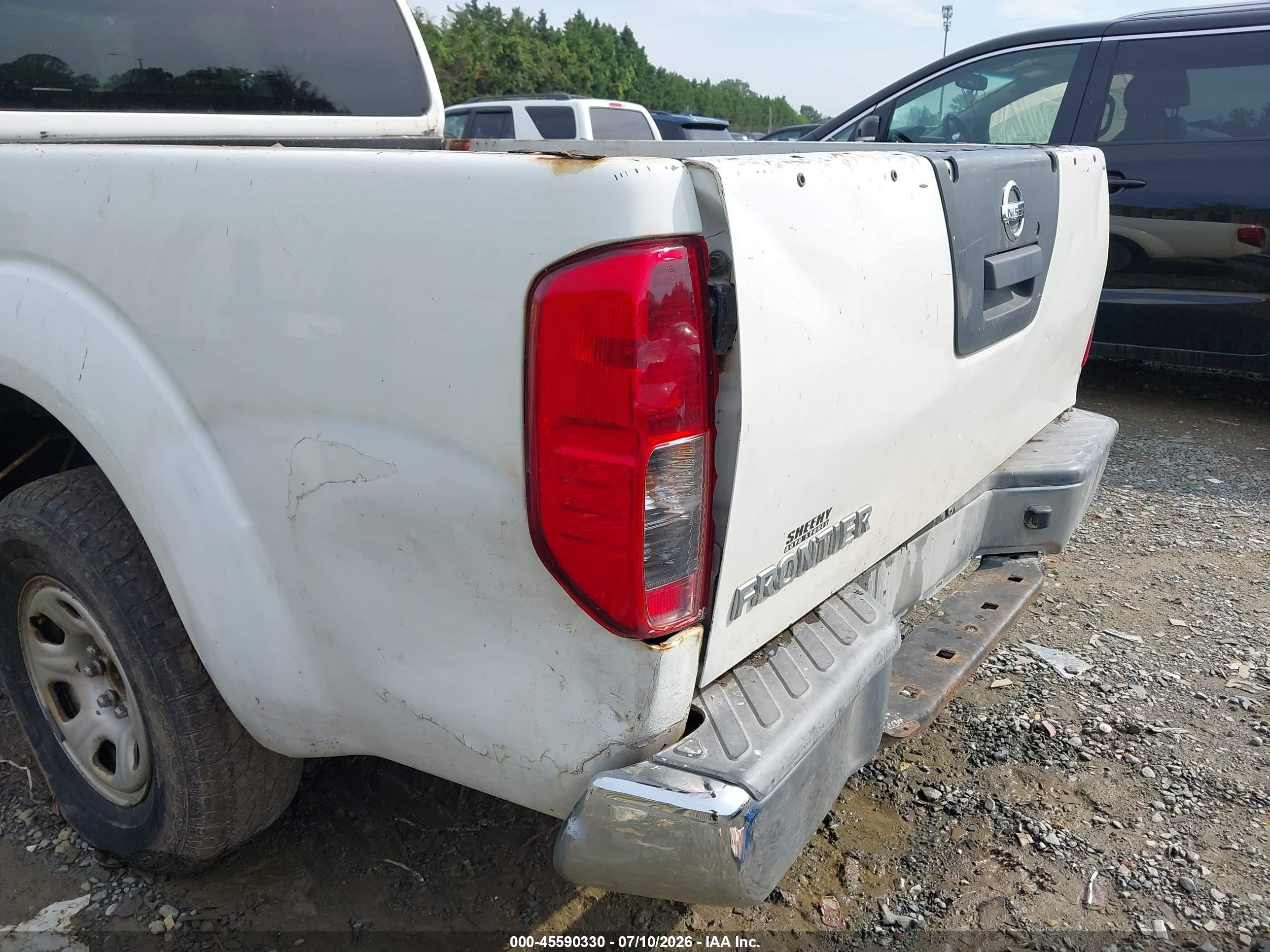 2014 Nissan Frontier S/sv-i4 White vin: 1N6BD0CT0EN725351
