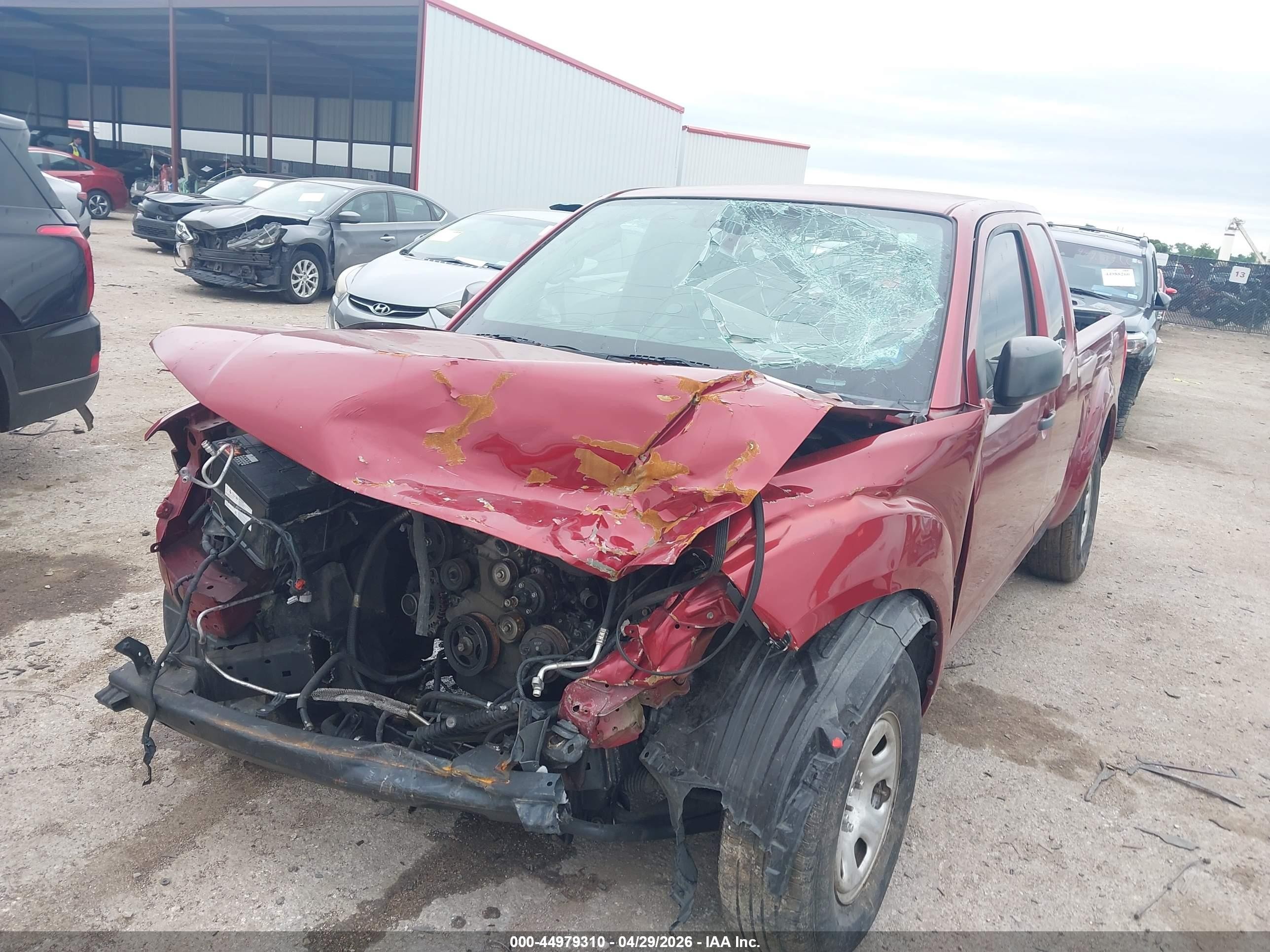 2014 Nissan Frontier S Red vin: 1N6BD0CT0EN770497