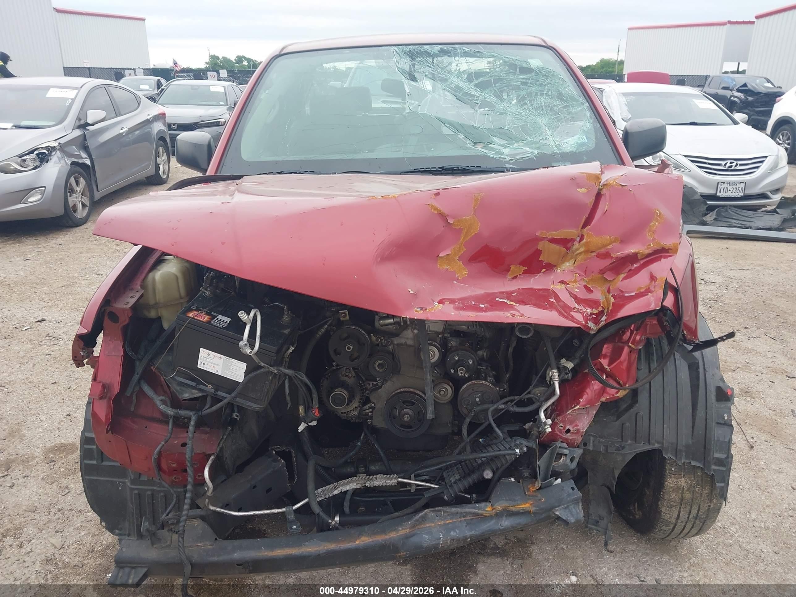 2014 Nissan Frontier S Red vin: 1N6BD0CT0EN770497