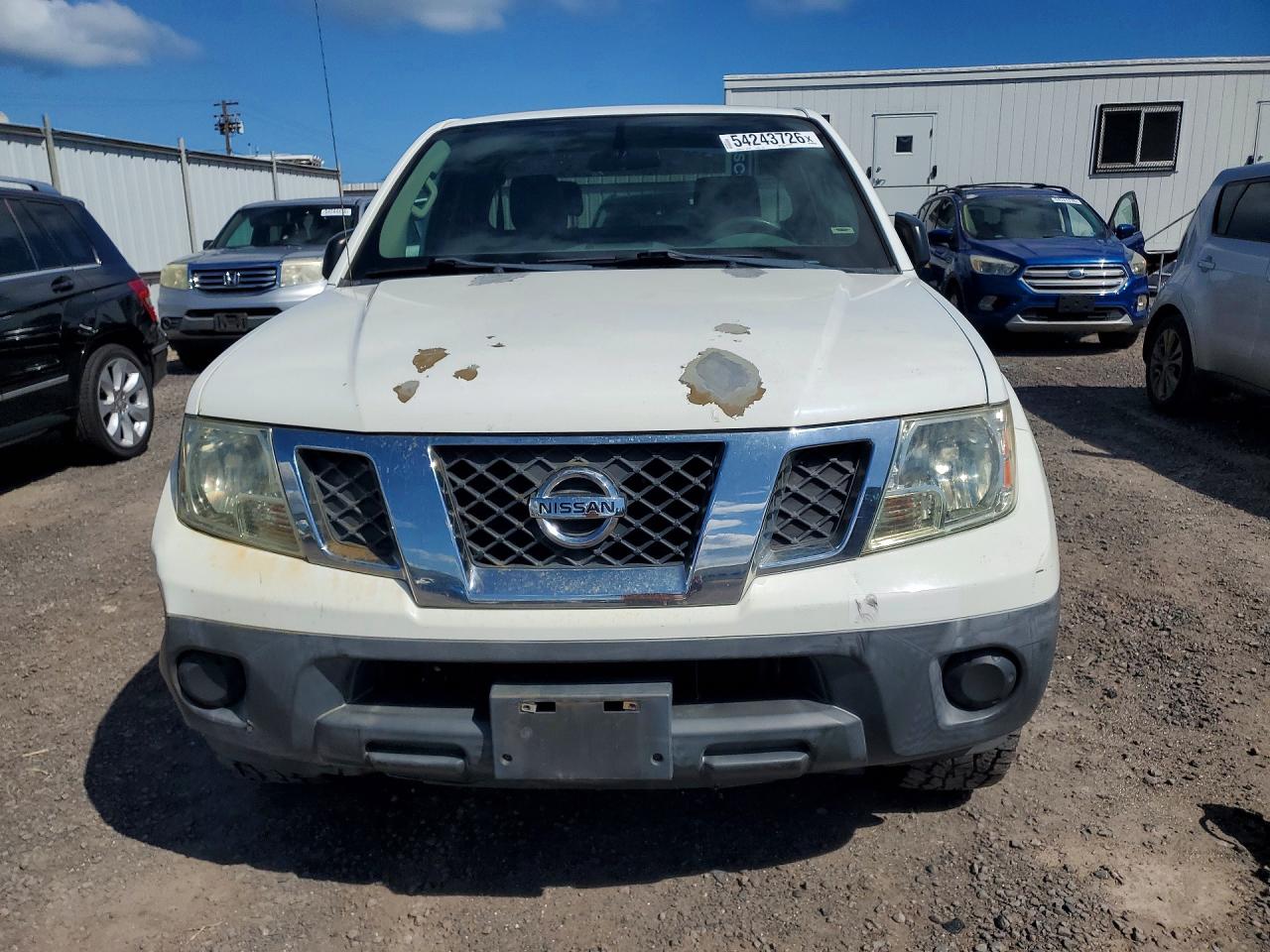 2015 Nissan Frontier S White vin: 1N6BD0CT0FN704209
