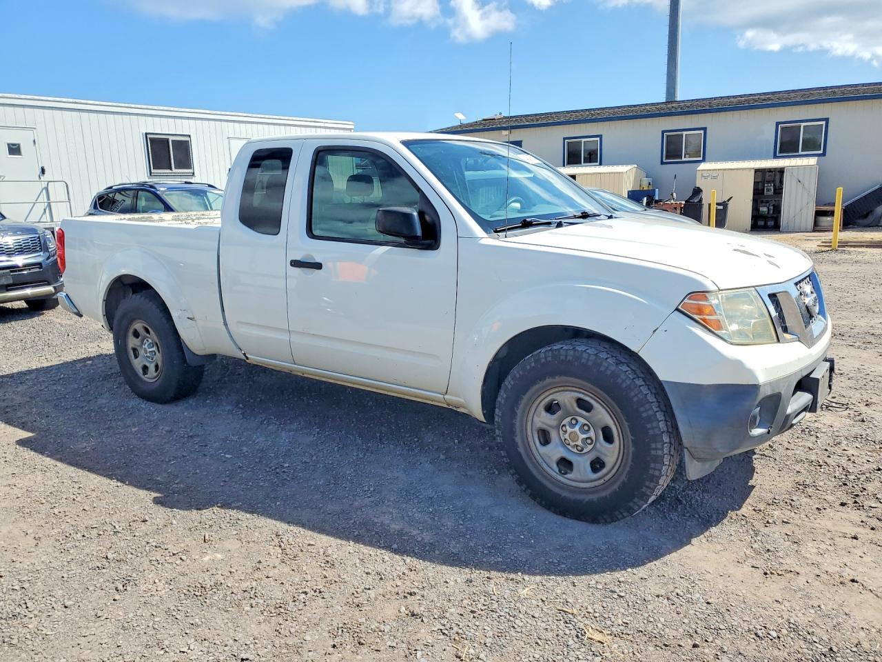 2015 Nissan Frontier S White vin: 1N6BD0CT0FN704209