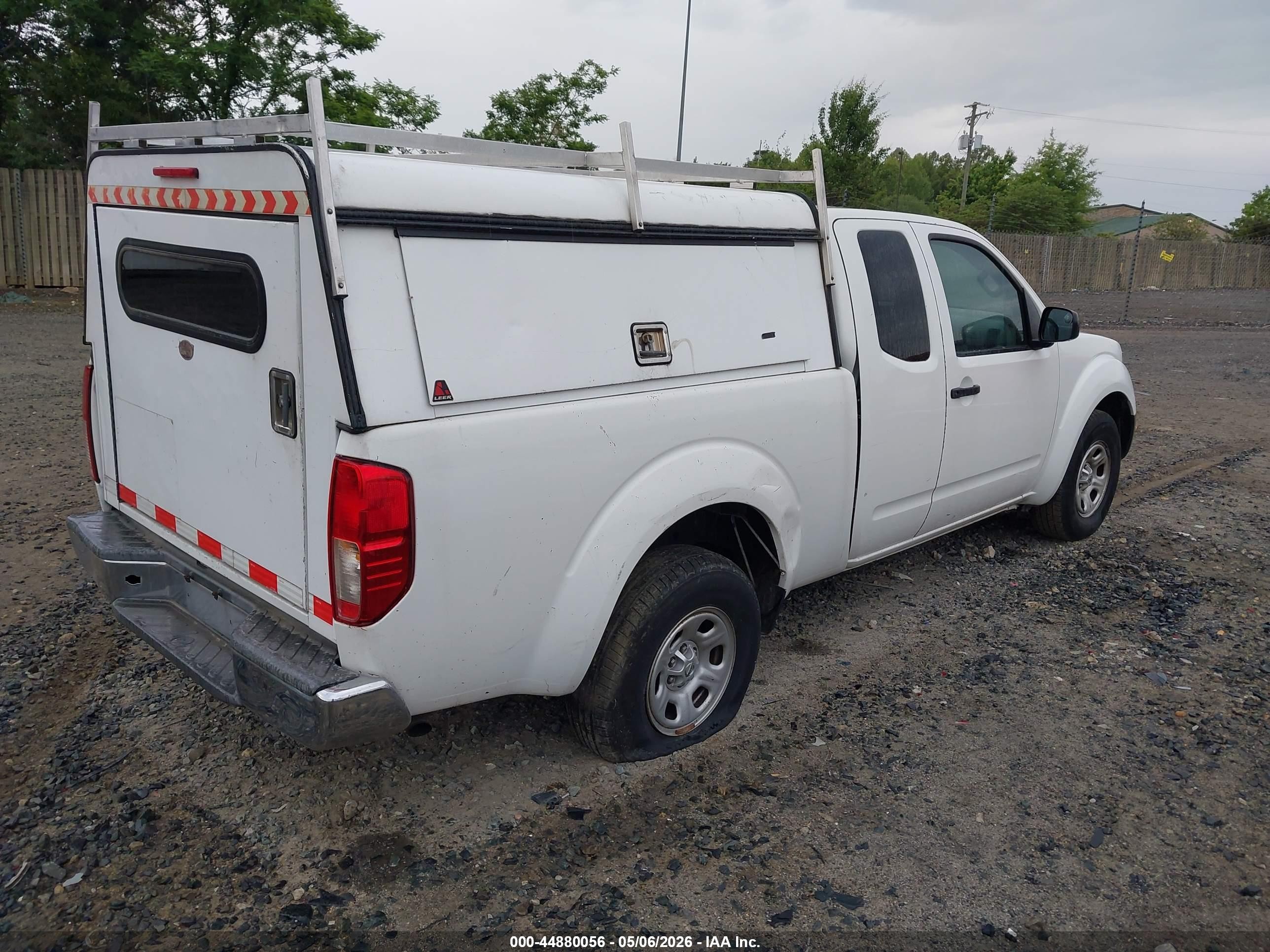 2015 Nissan Frontier S/sv-i4 White vin: 1N6BD0CT0FN709135