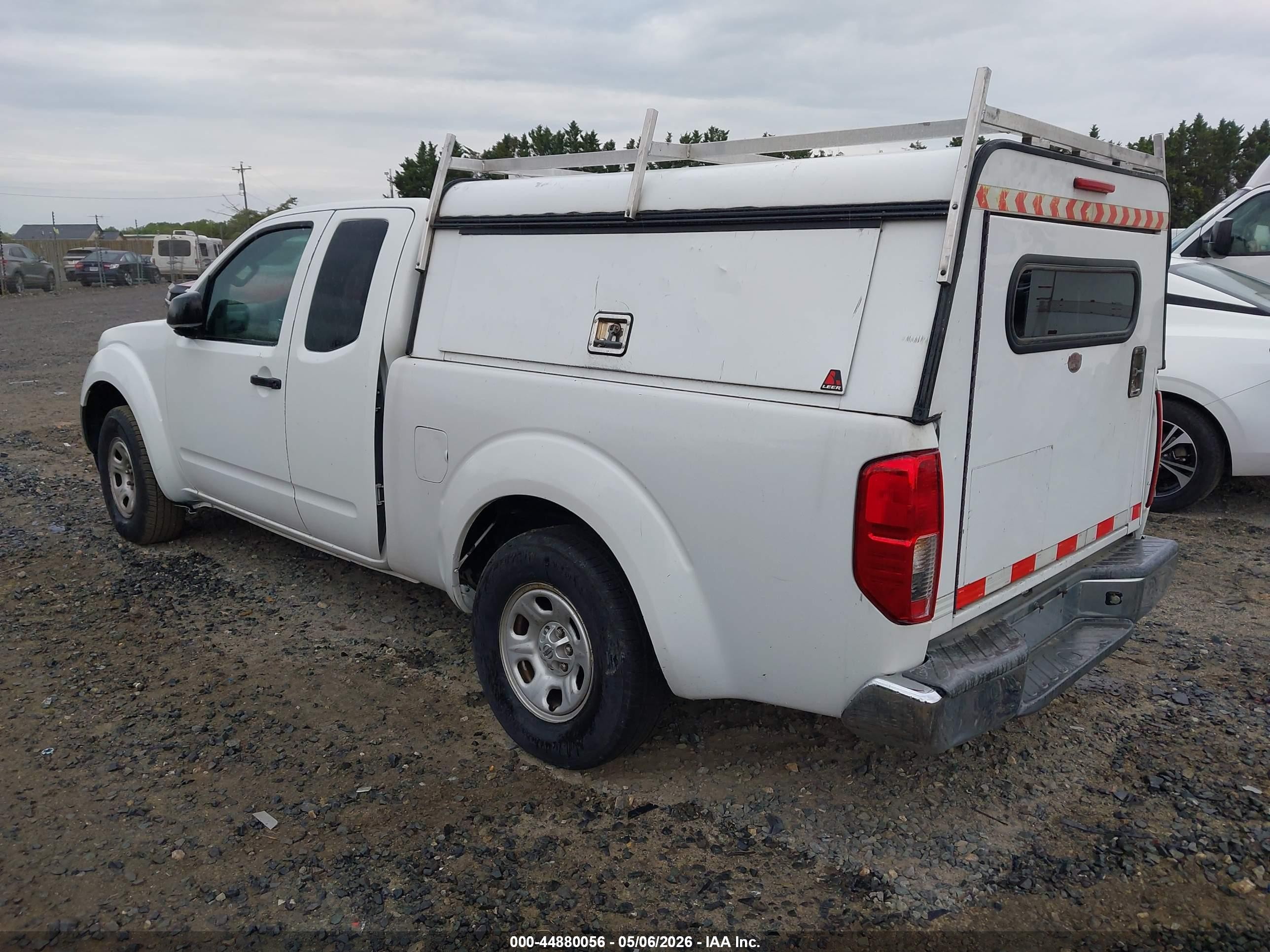 2015 Nissan Frontier S/sv-i4 White vin: 1N6BD0CT0FN709135