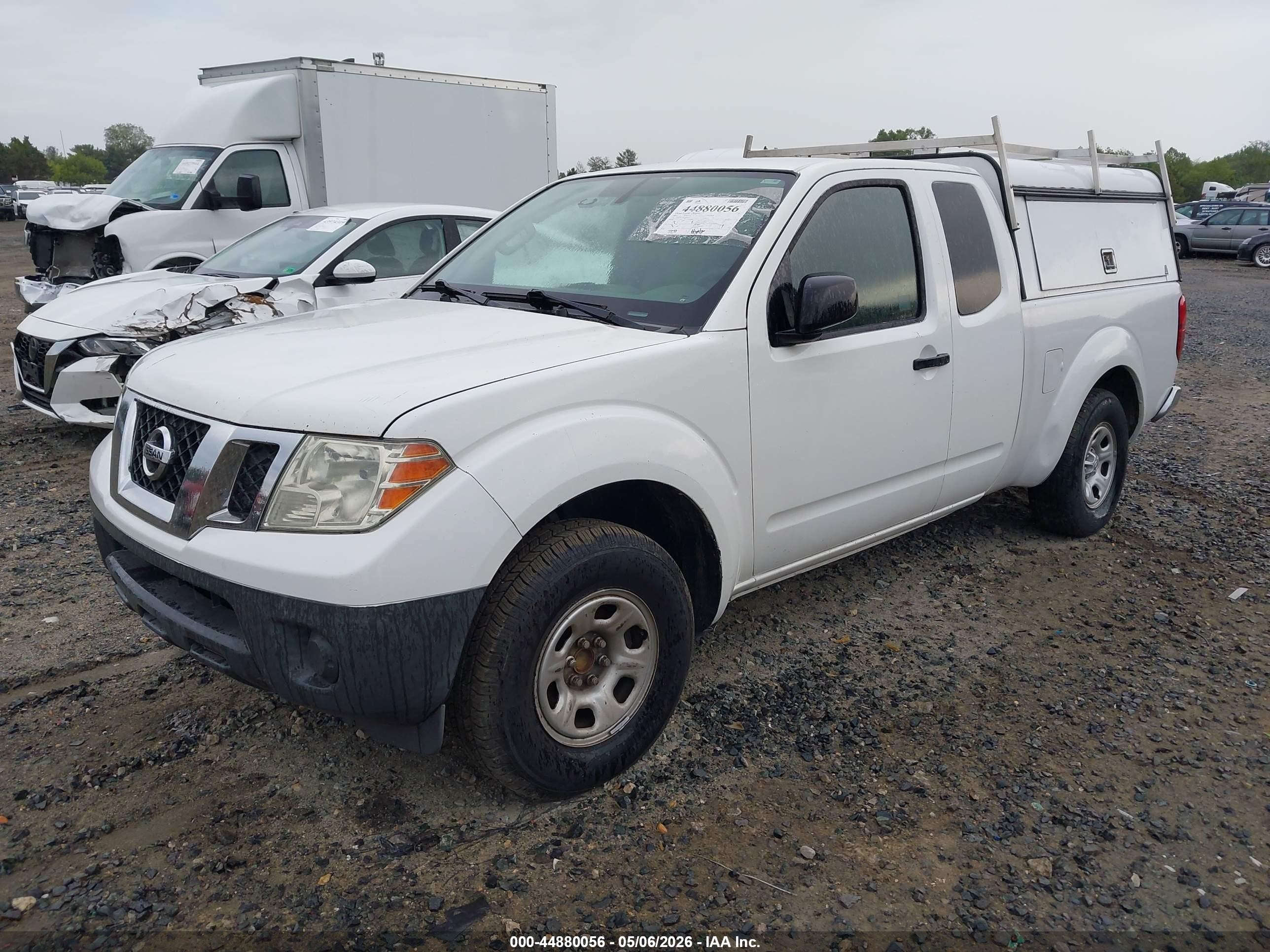 2015 Nissan Frontier S/sv-i4 White vin: 1N6BD0CT0FN709135