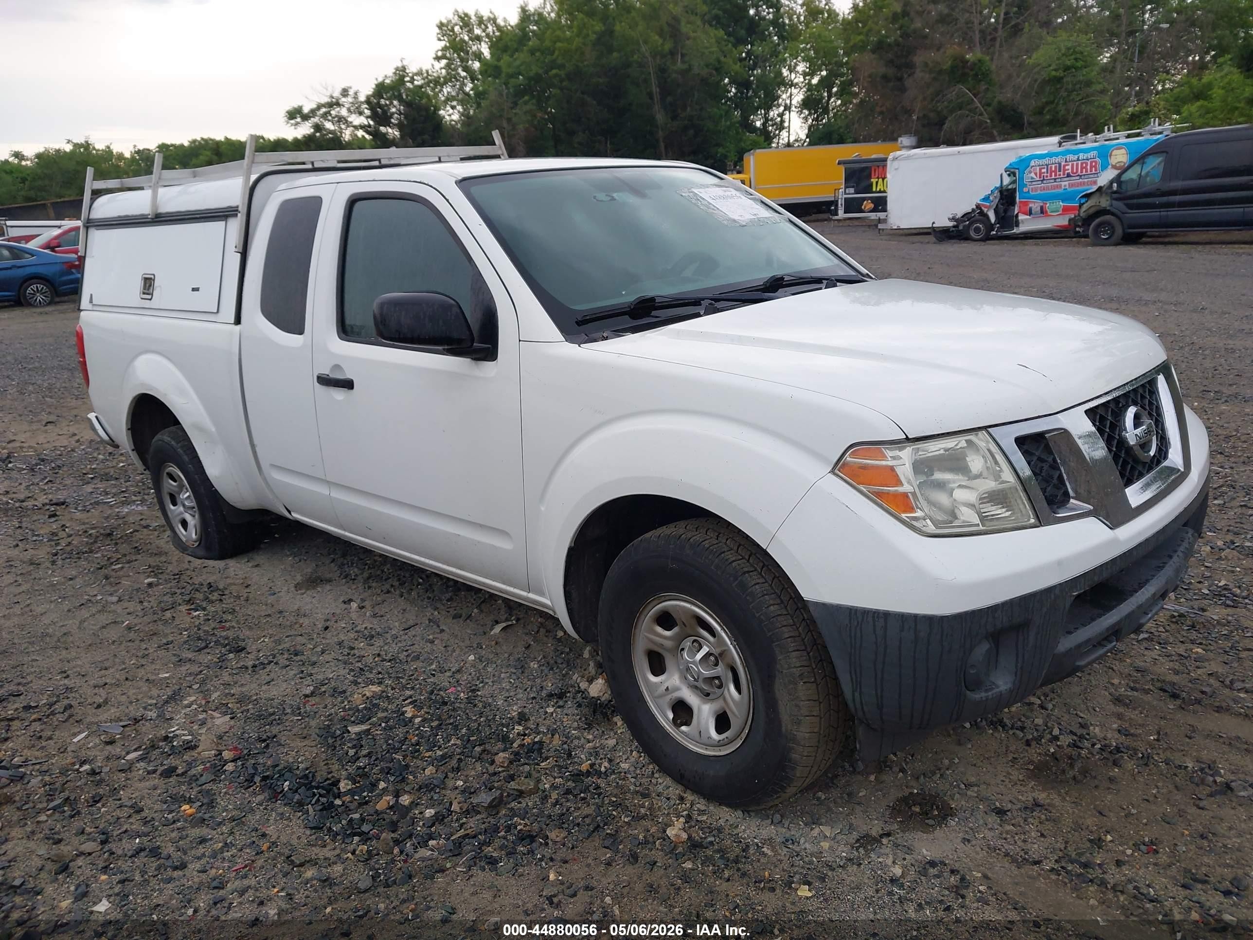 2015 Nissan Frontier S/sv-i4 White vin: 1N6BD0CT0FN709135