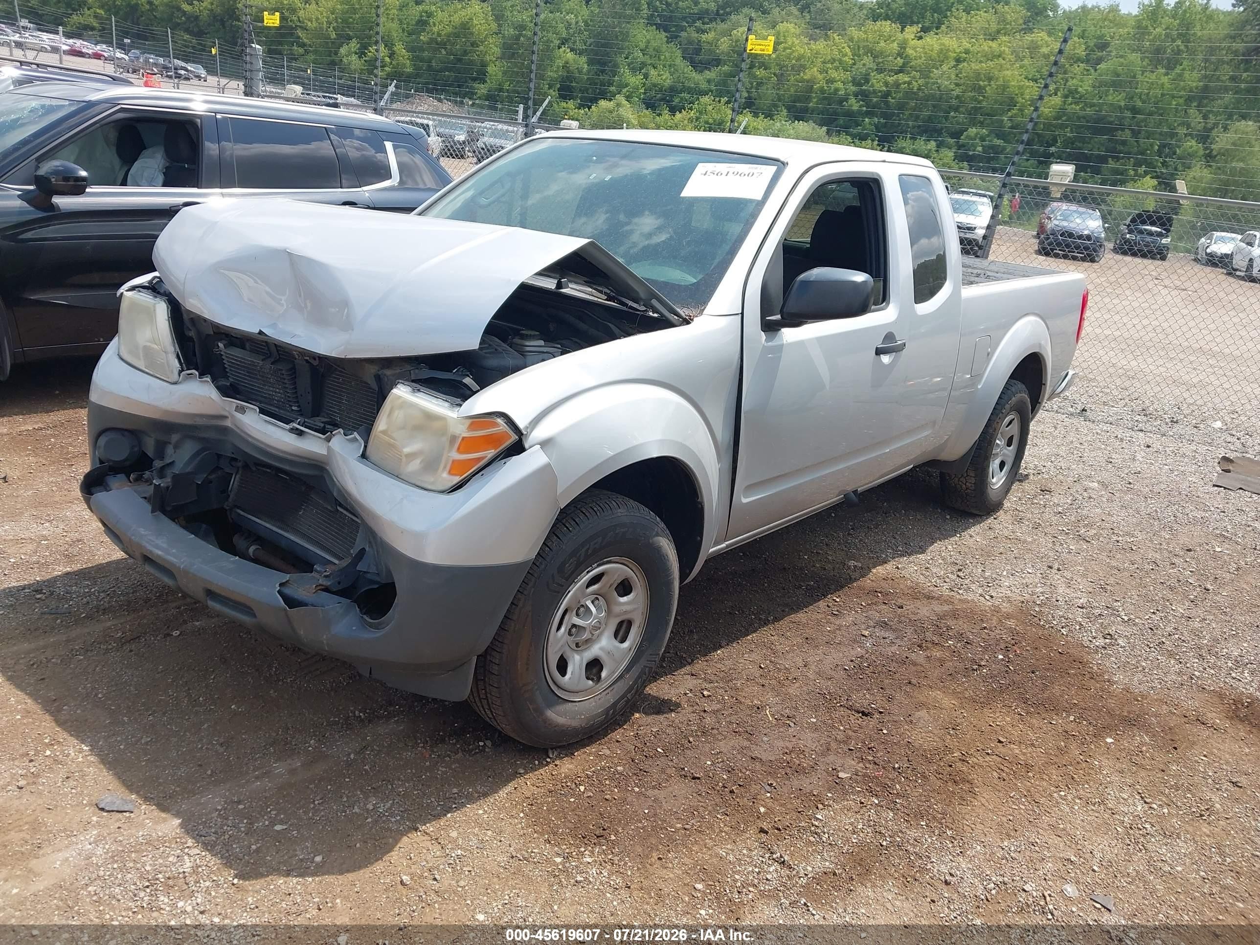 2015 Nissan Frontier S/sv-i4 Silver vin: 1N6BD0CT0FN716361