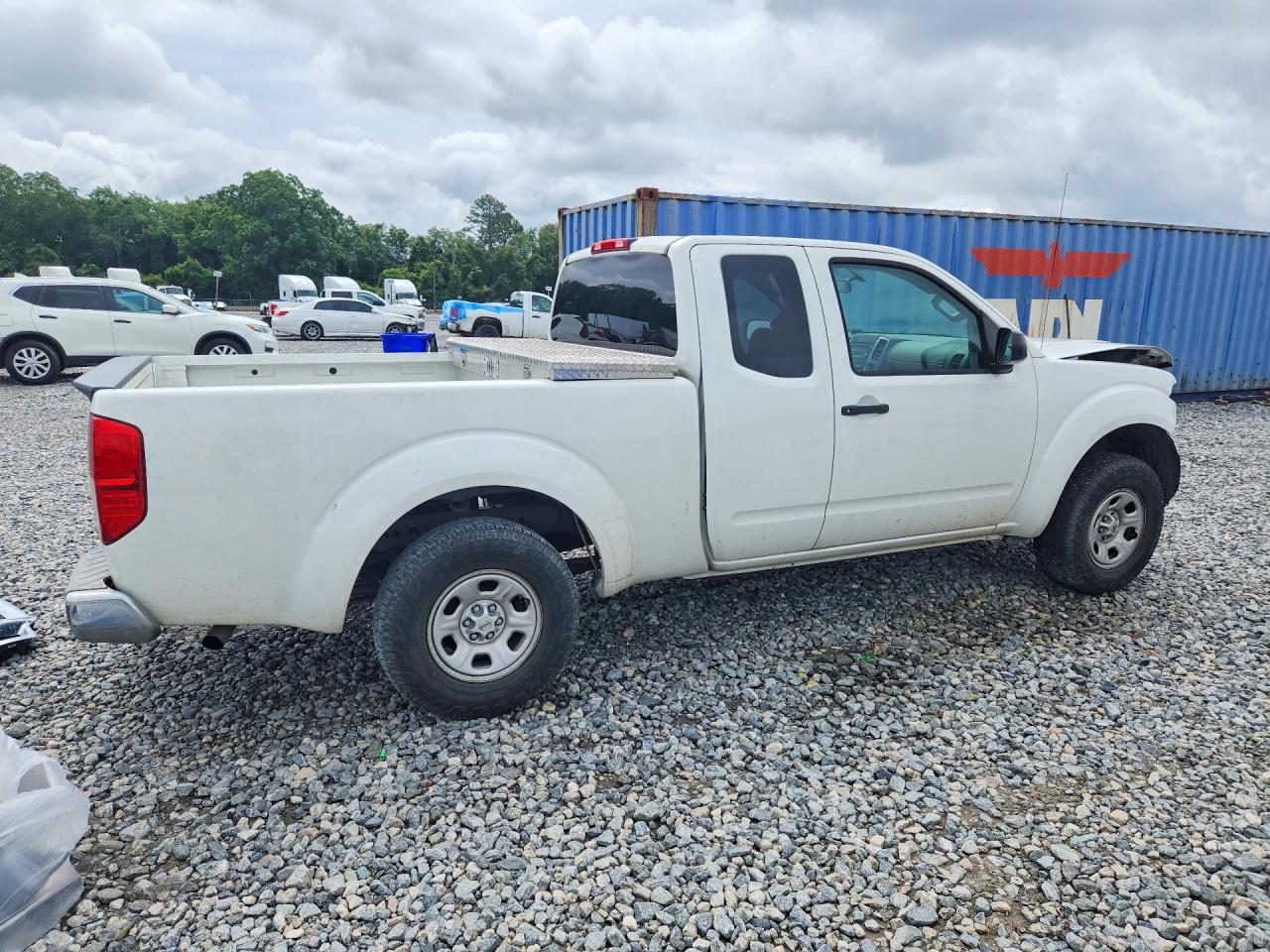 2015 Nissan Frontier S Белый vin: 1N6BD0CT0FN736366