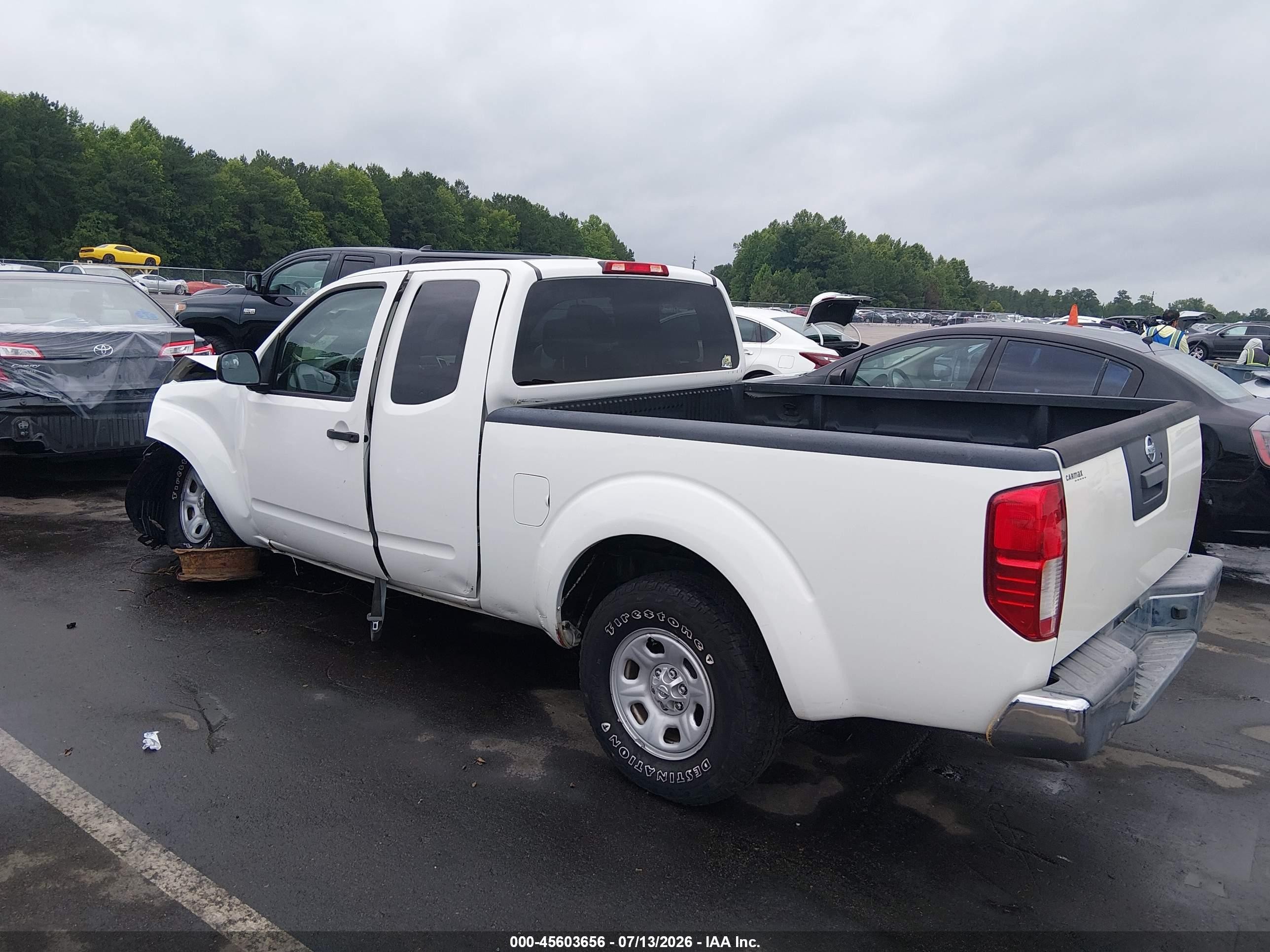 2015 Nissan Frontier S White vin: 1N6BD0CT0FN738313