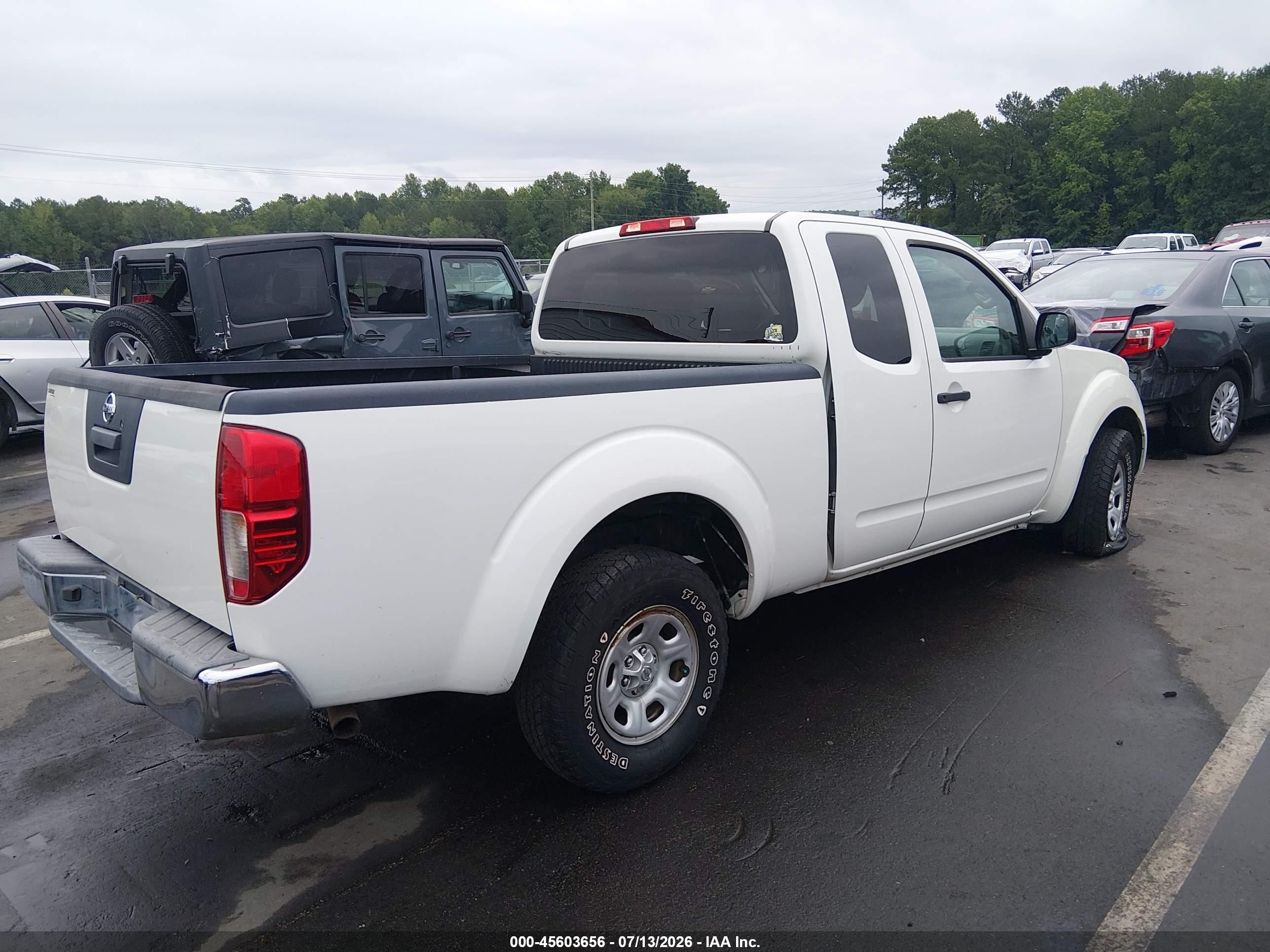 2015 Nissan Frontier S White vin: 1N6BD0CT0FN738313