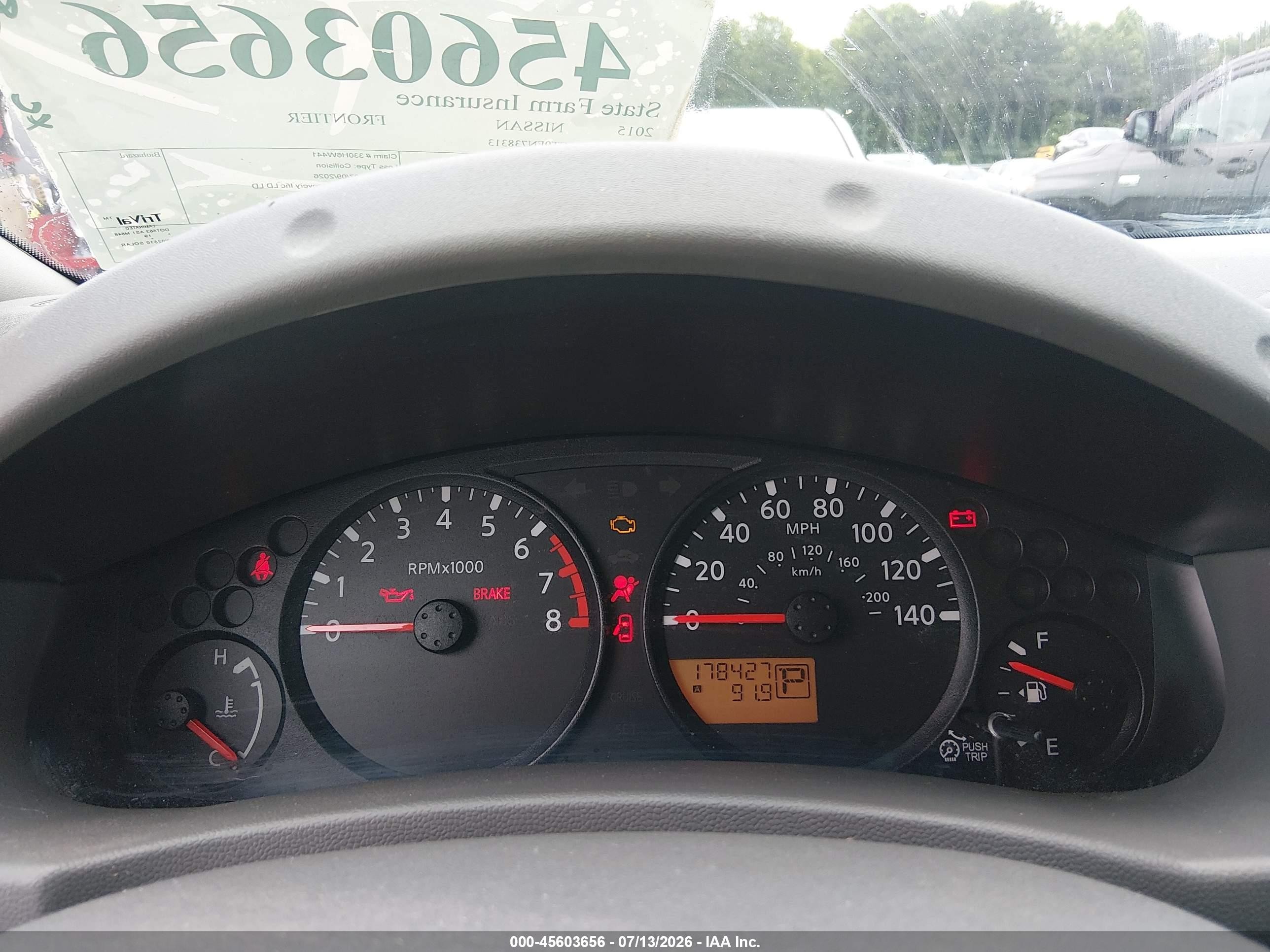 2015 Nissan Frontier S White vin: 1N6BD0CT0FN738313