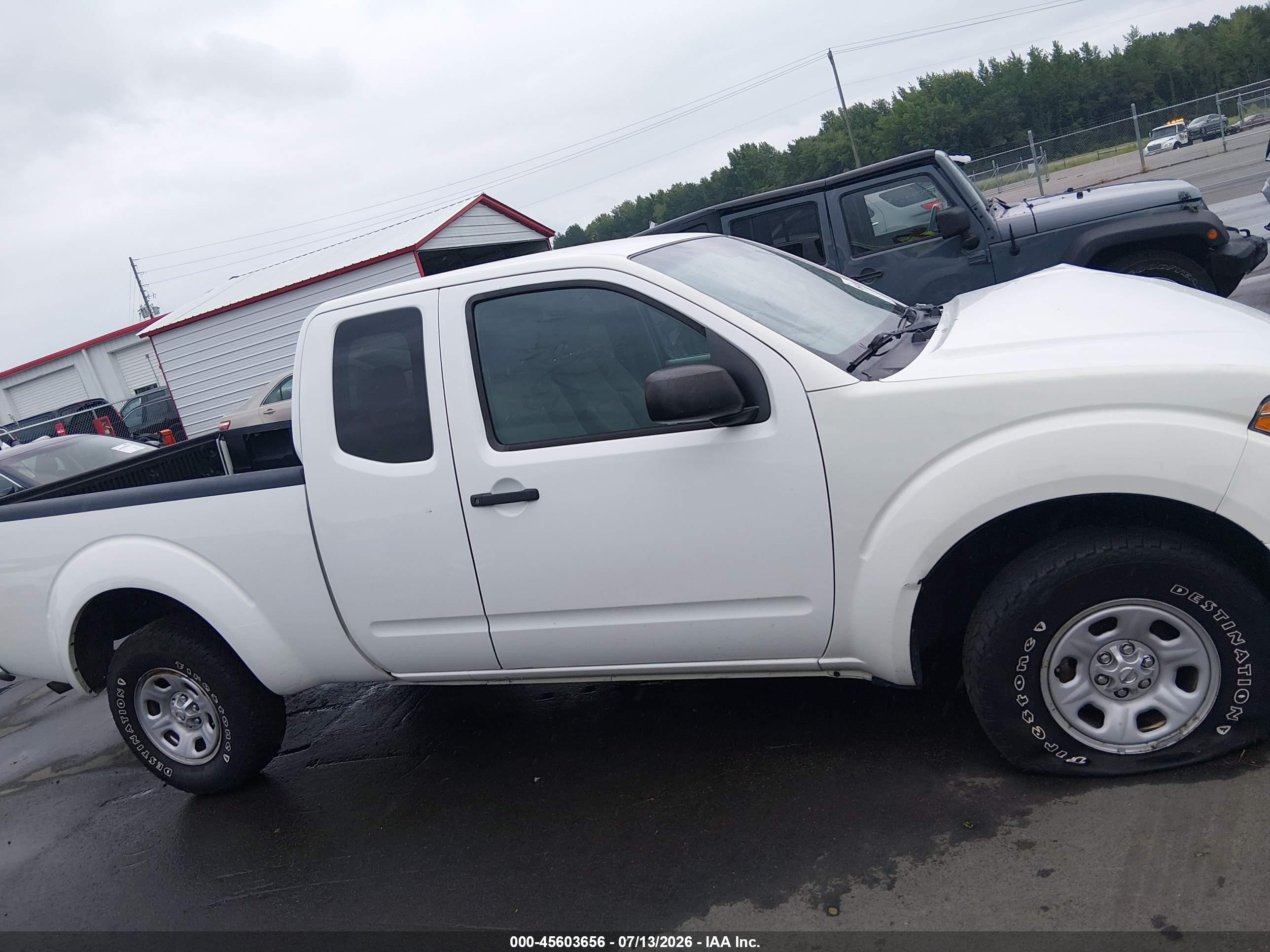 2015 Nissan Frontier S White vin: 1N6BD0CT0FN738313