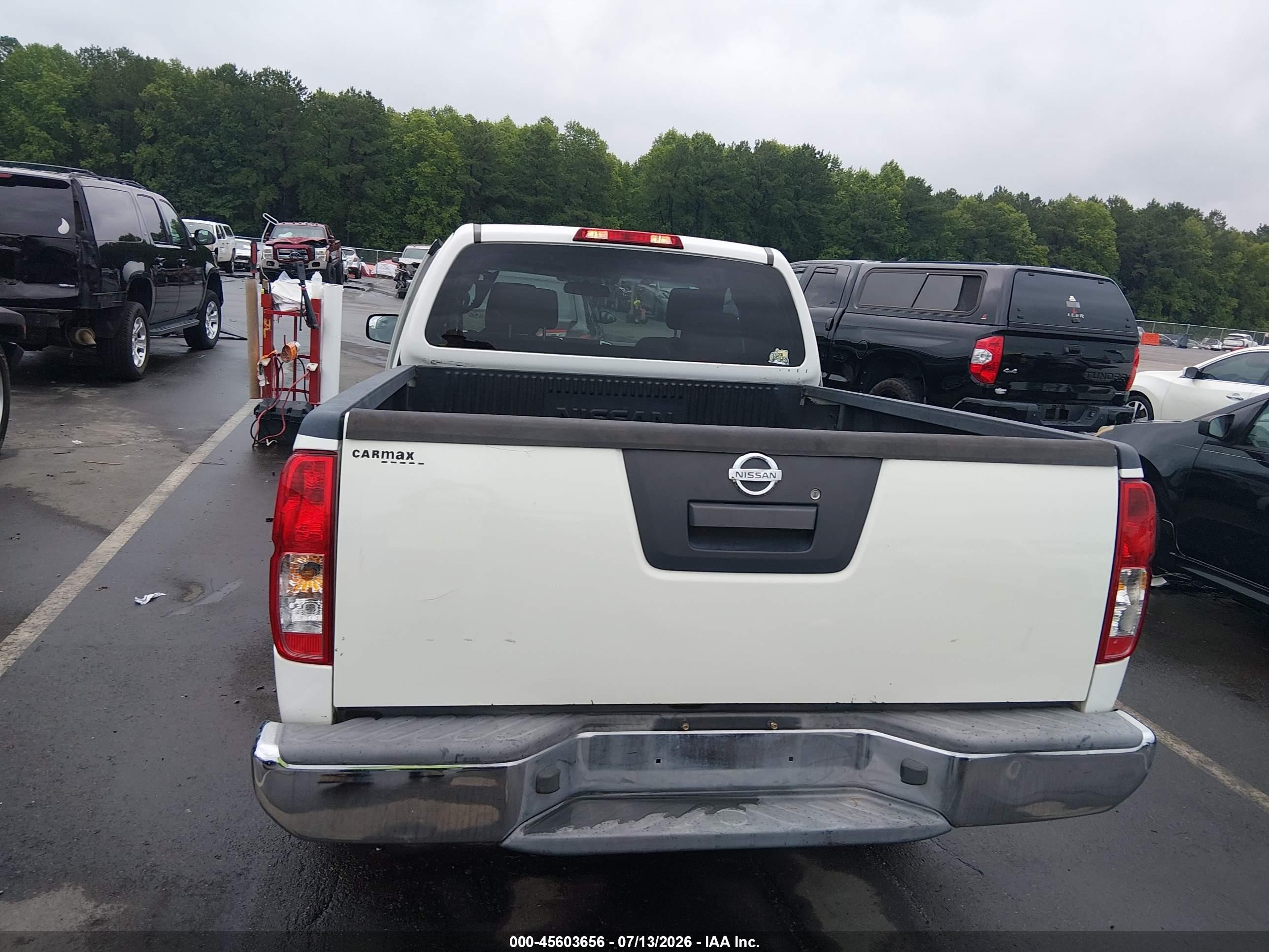 2015 Nissan Frontier S White vin: 1N6BD0CT0FN738313