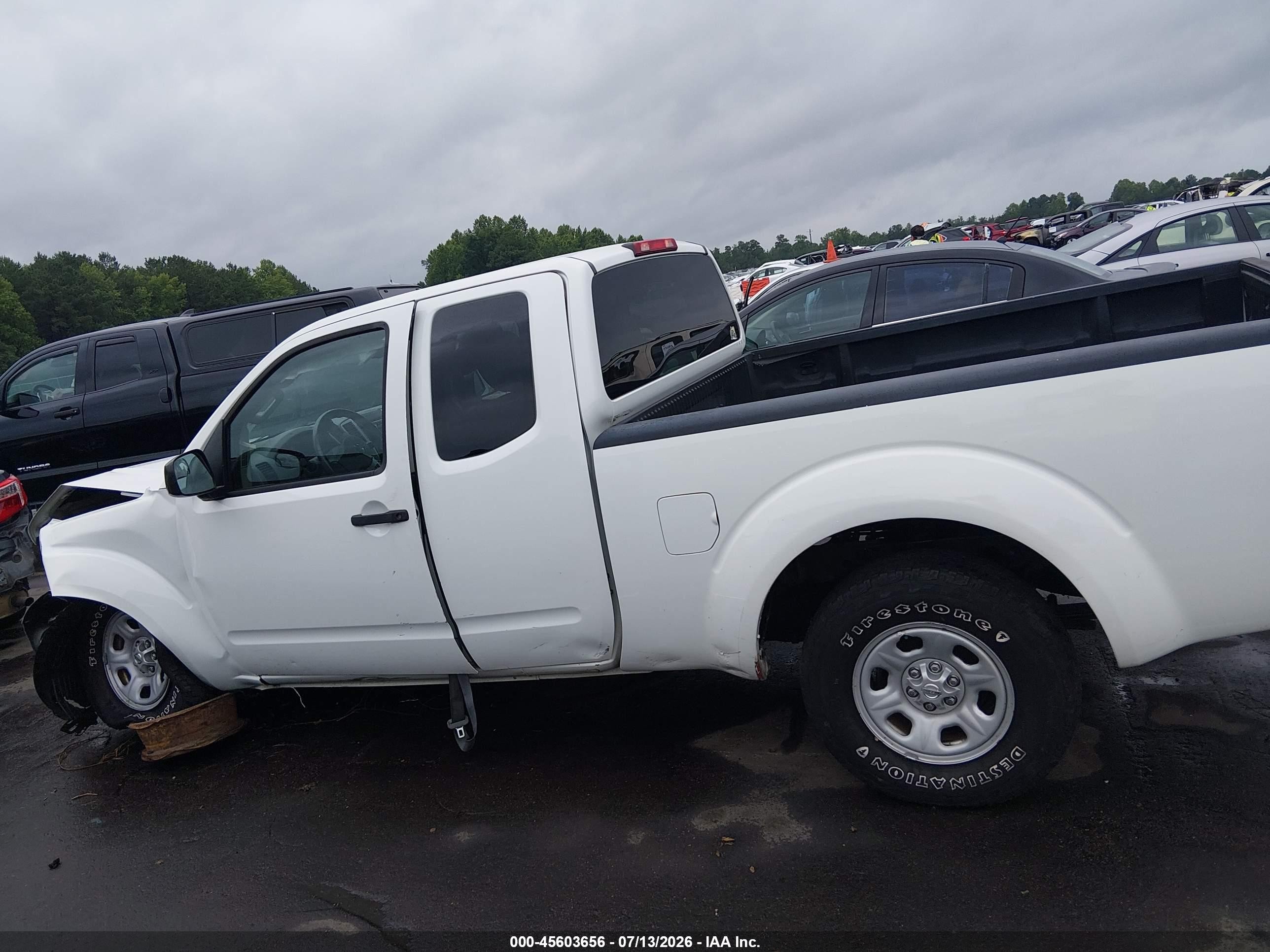 2015 Nissan Frontier S White vin: 1N6BD0CT0FN738313