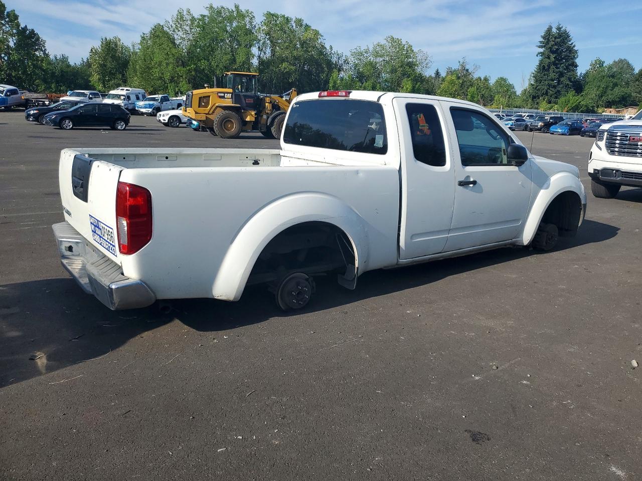2015 Nissan Frontier S White vin: 1N6BD0CT0FN758500