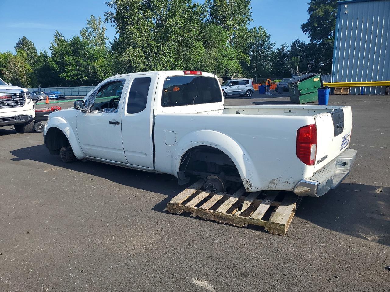 2015 Nissan Frontier S White vin: 1N6BD0CT0FN758500