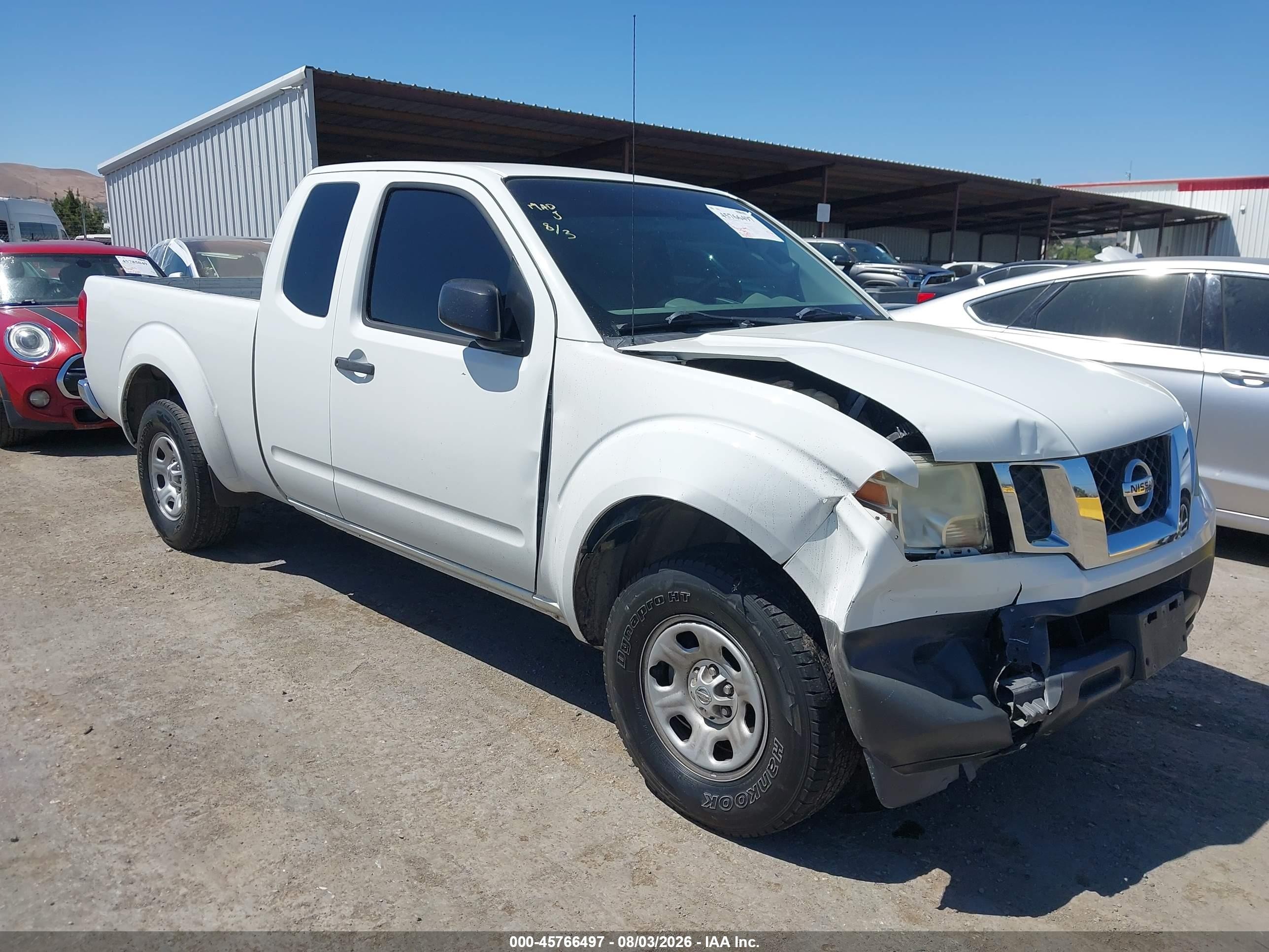 2015 Nissan Frontier S/sv-i4 White vin: 1N6BD0CT0FN763809