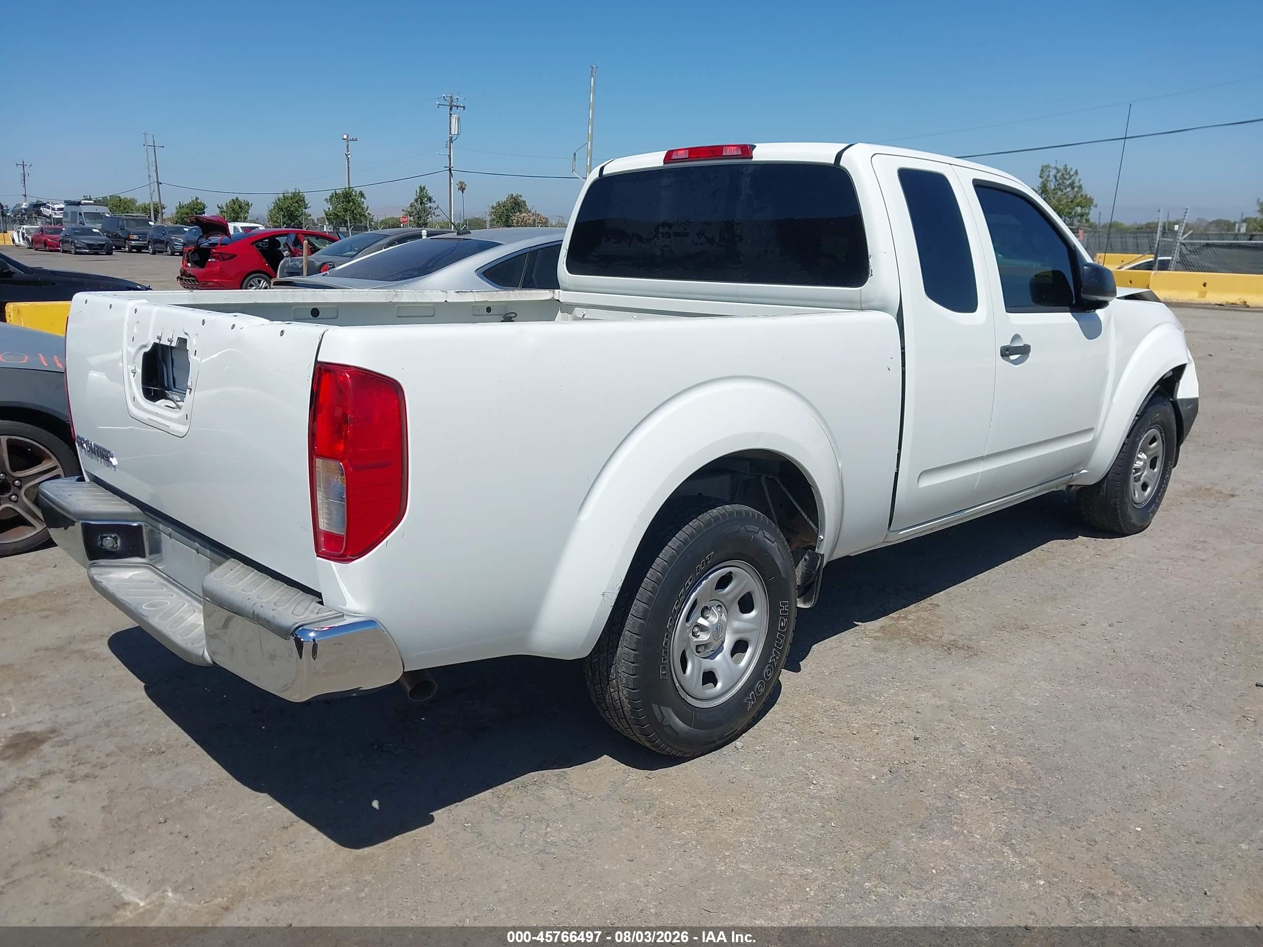 2015 Nissan Frontier S/sv-i4 White vin: 1N6BD0CT0FN763809