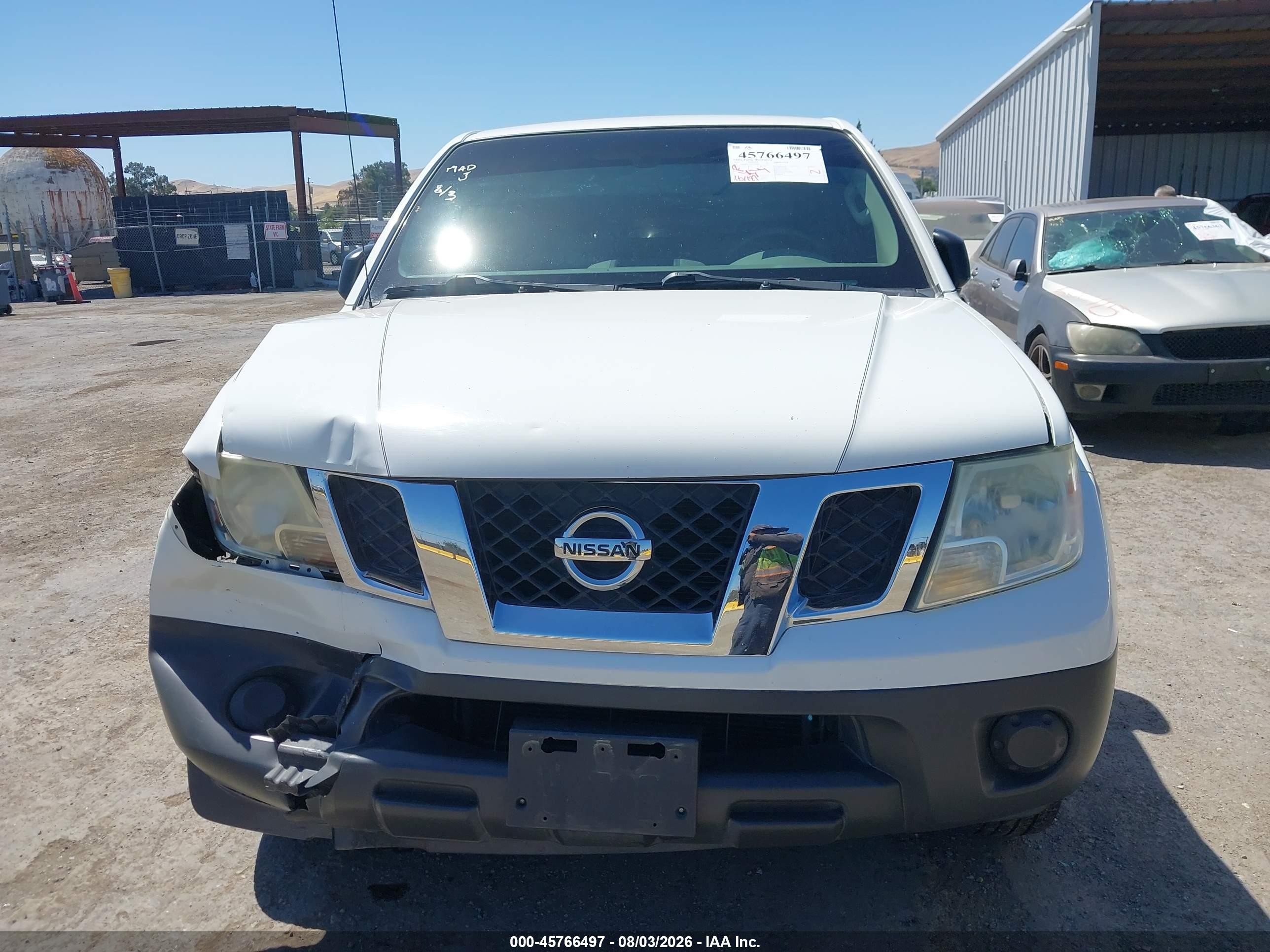2015 Nissan Frontier S/sv-i4 White vin: 1N6BD0CT0FN763809