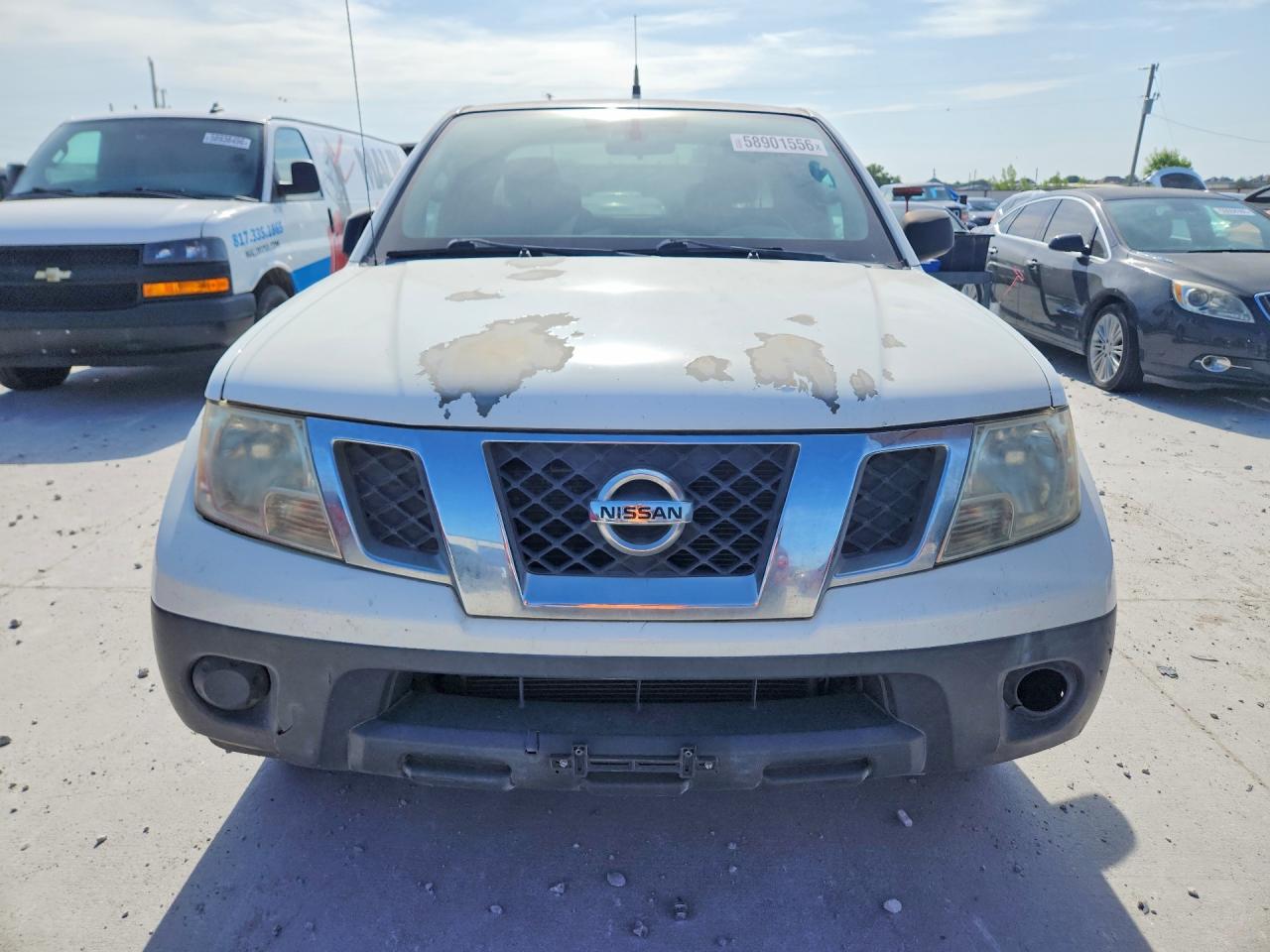 2015 Nissan Frontier S White vin: 1N6BD0CT0FN764376