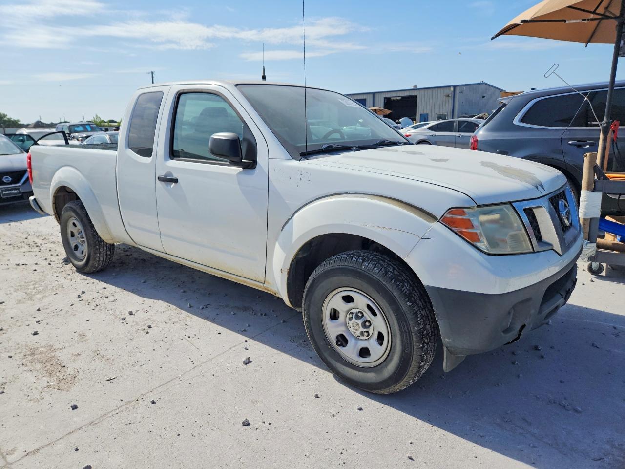 2015 Nissan Frontier S White vin: 1N6BD0CT0FN764376