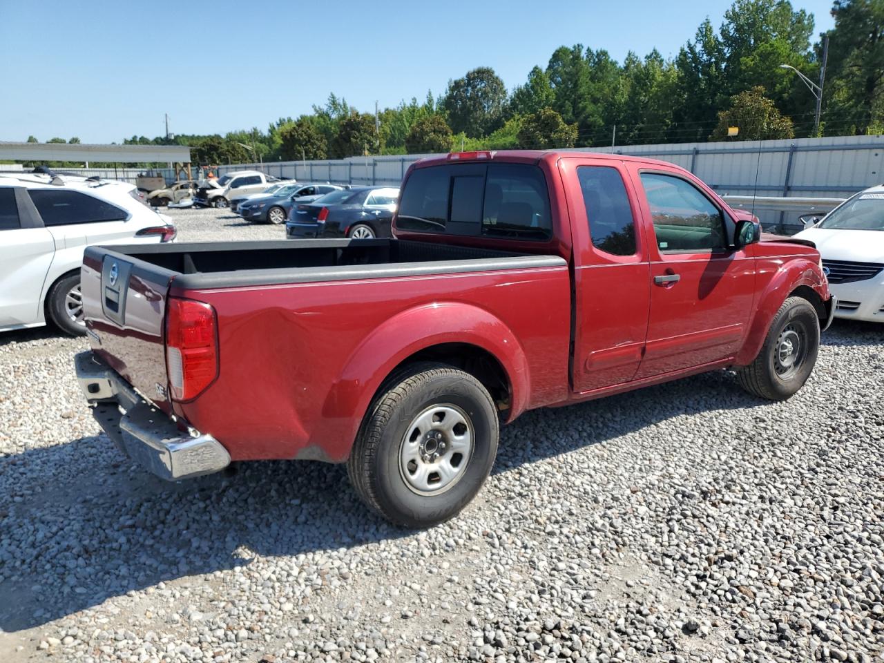 2010 Nissan Frontier Xe Red vin: 1N6BD0CT1AC441314