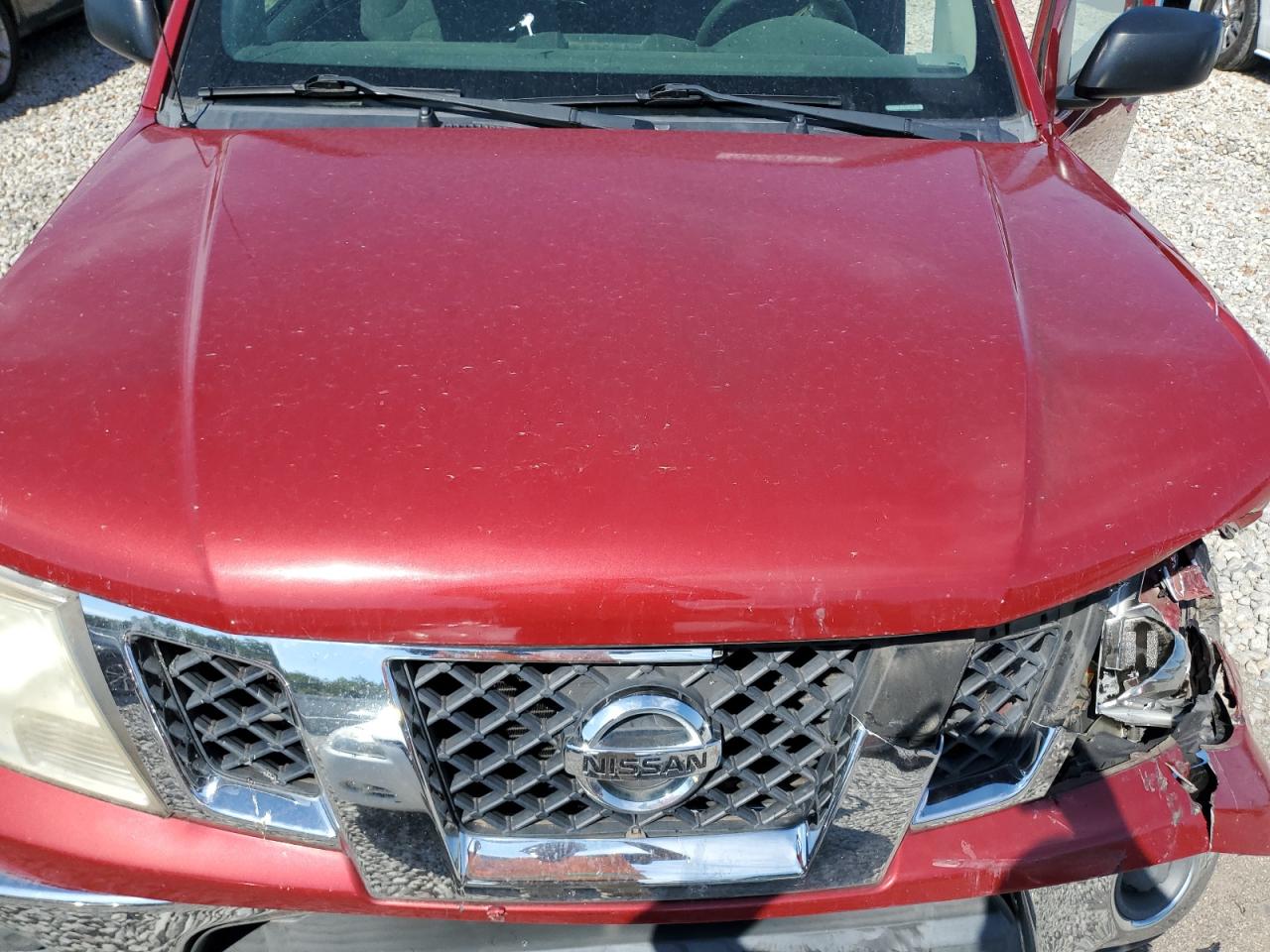 2010 Nissan Frontier Xe Red vin: 1N6BD0CT1AC441314
