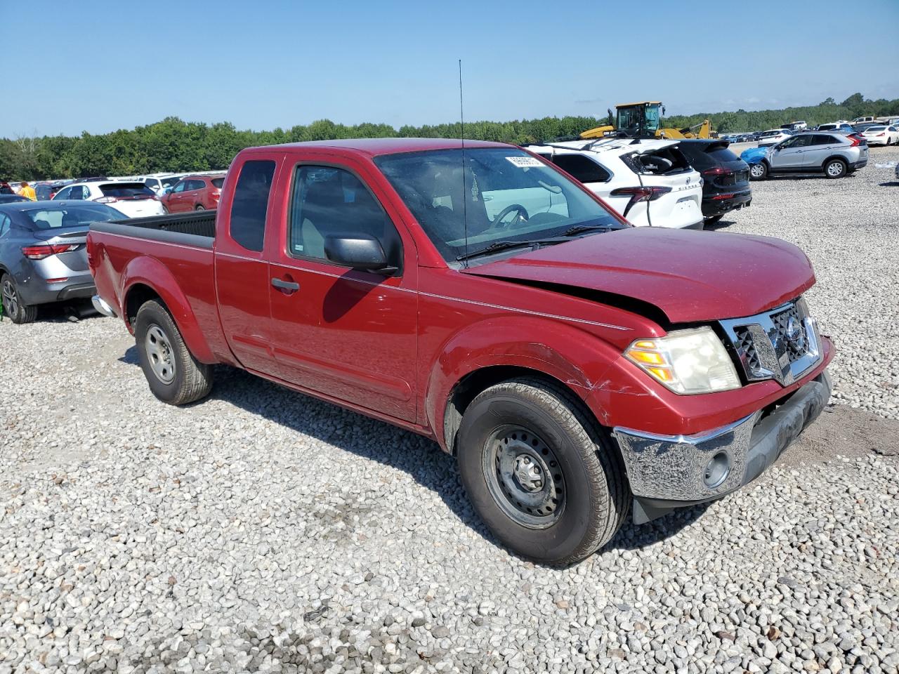 2010 Nissan Frontier Xe Red vin: 1N6BD0CT1AC441314