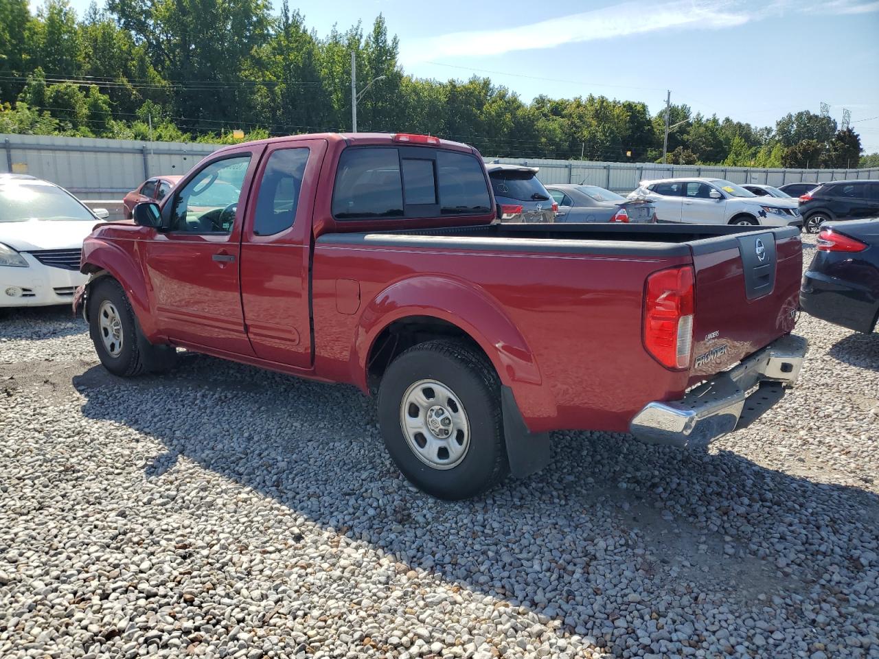 2010 Nissan Frontier Xe Red vin: 1N6BD0CT1AC441314