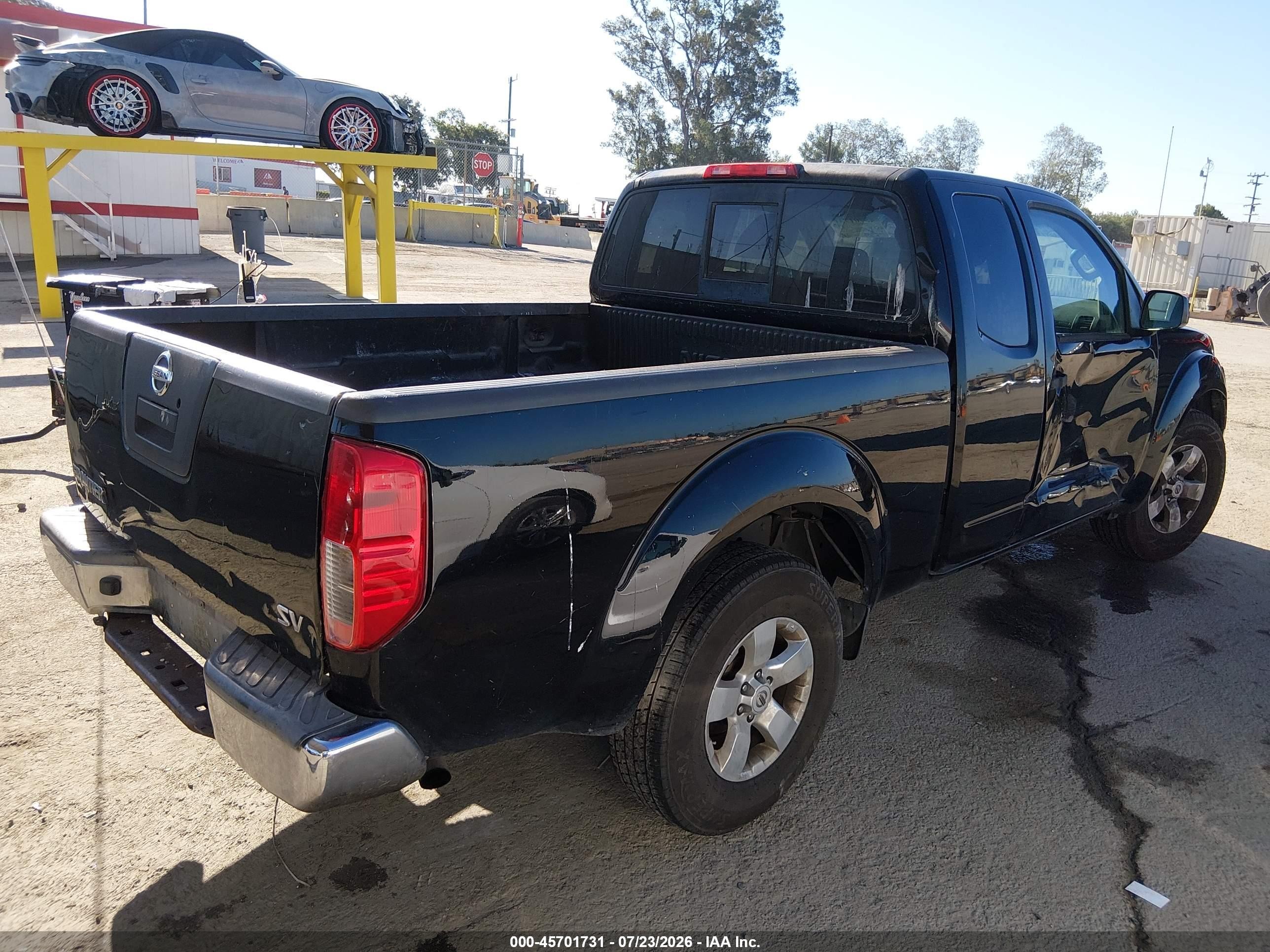 2012 Nissan Frontier Sv-i4 Black vin: 1N6BD0CT1CC400412