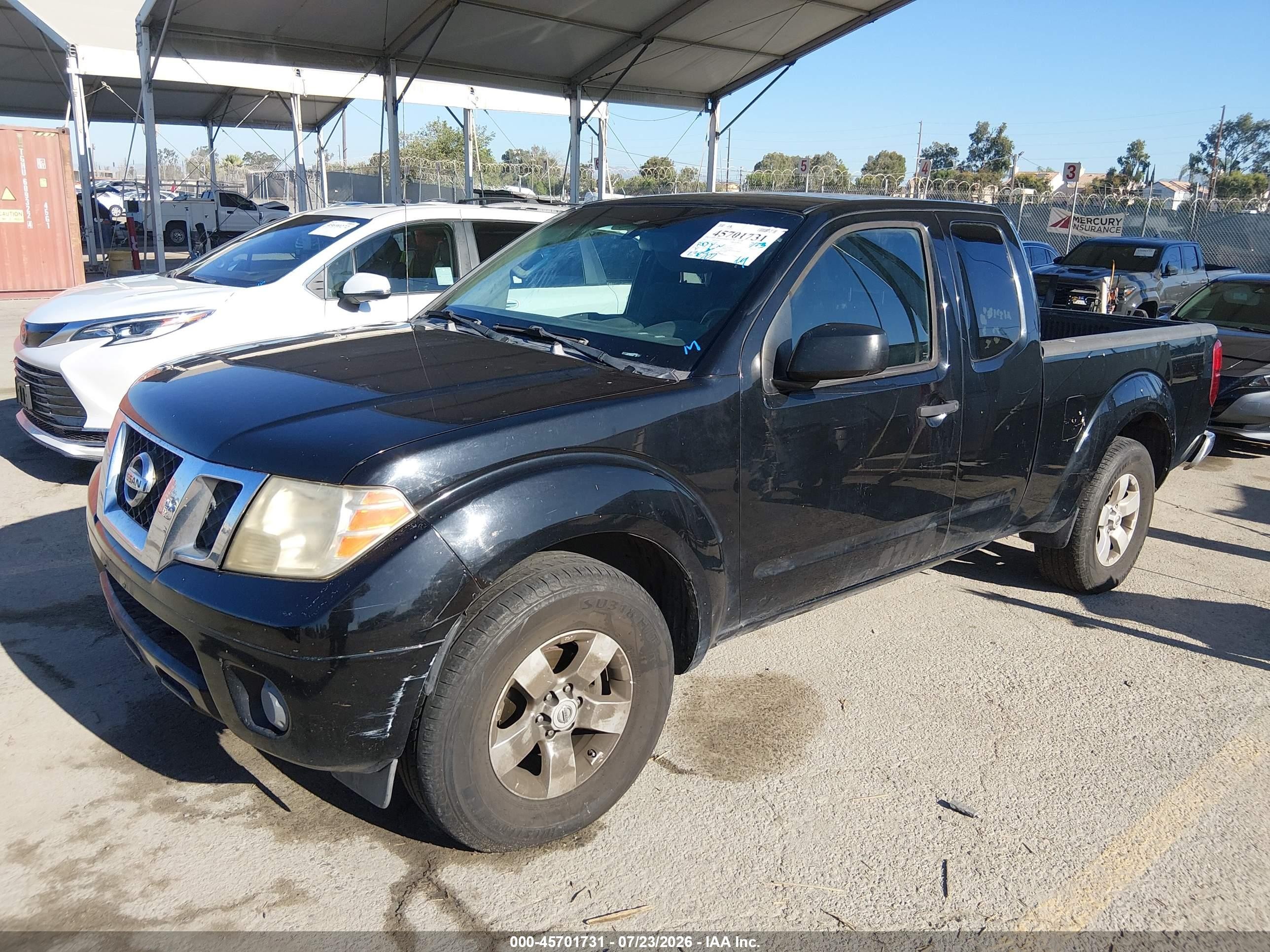 2012 Nissan Frontier Sv-i4 Black vin: 1N6BD0CT1CC400412