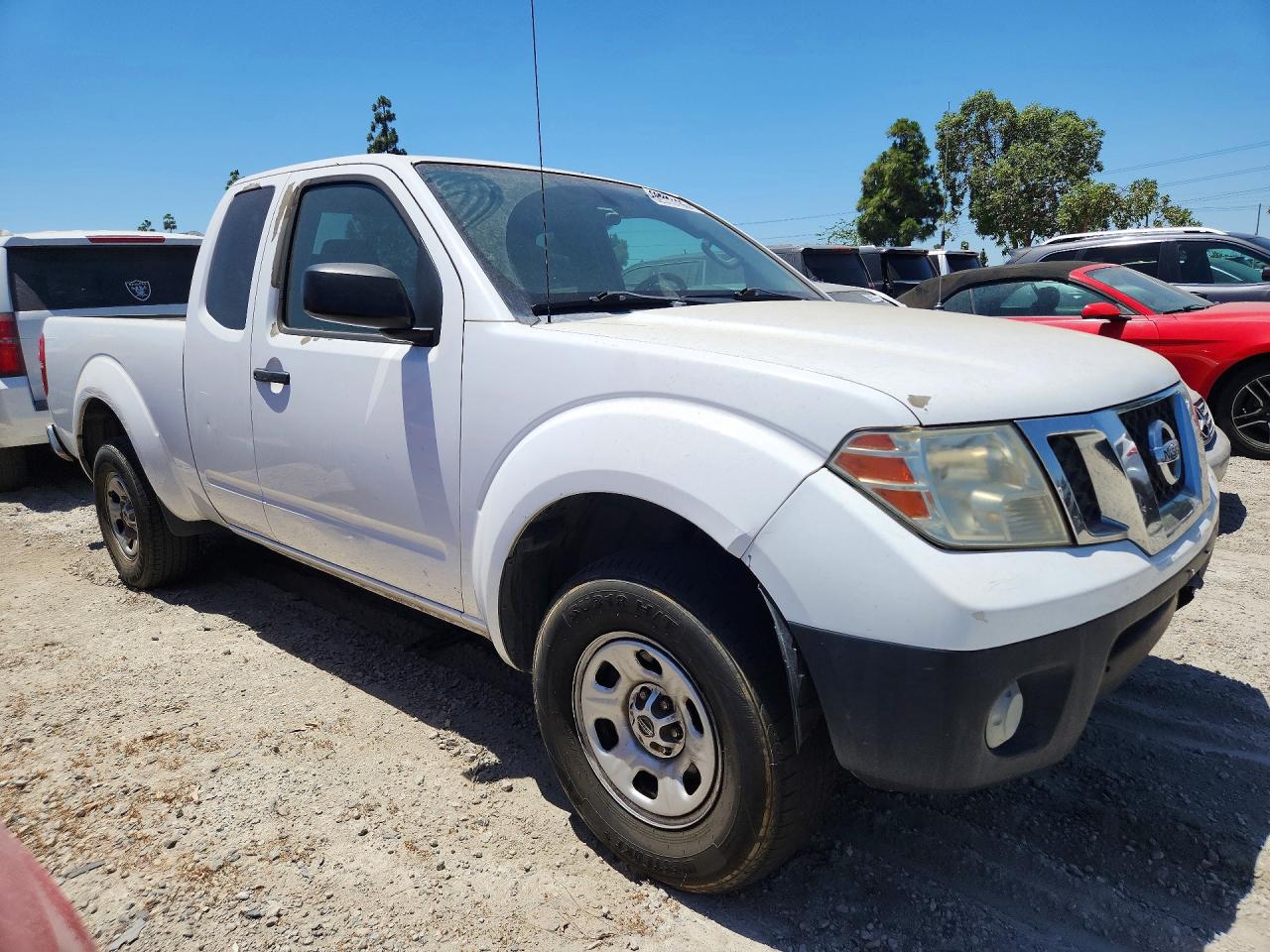 2012 Nissan Frontier S White vin: 1N6BD0CT1CC421597