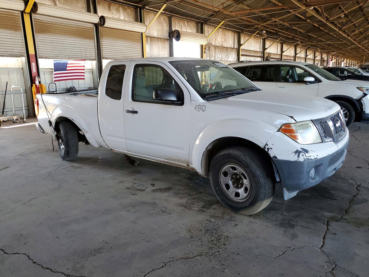 2012 Nissan Frontier S White vin: 1N6BD0CT1CC463090