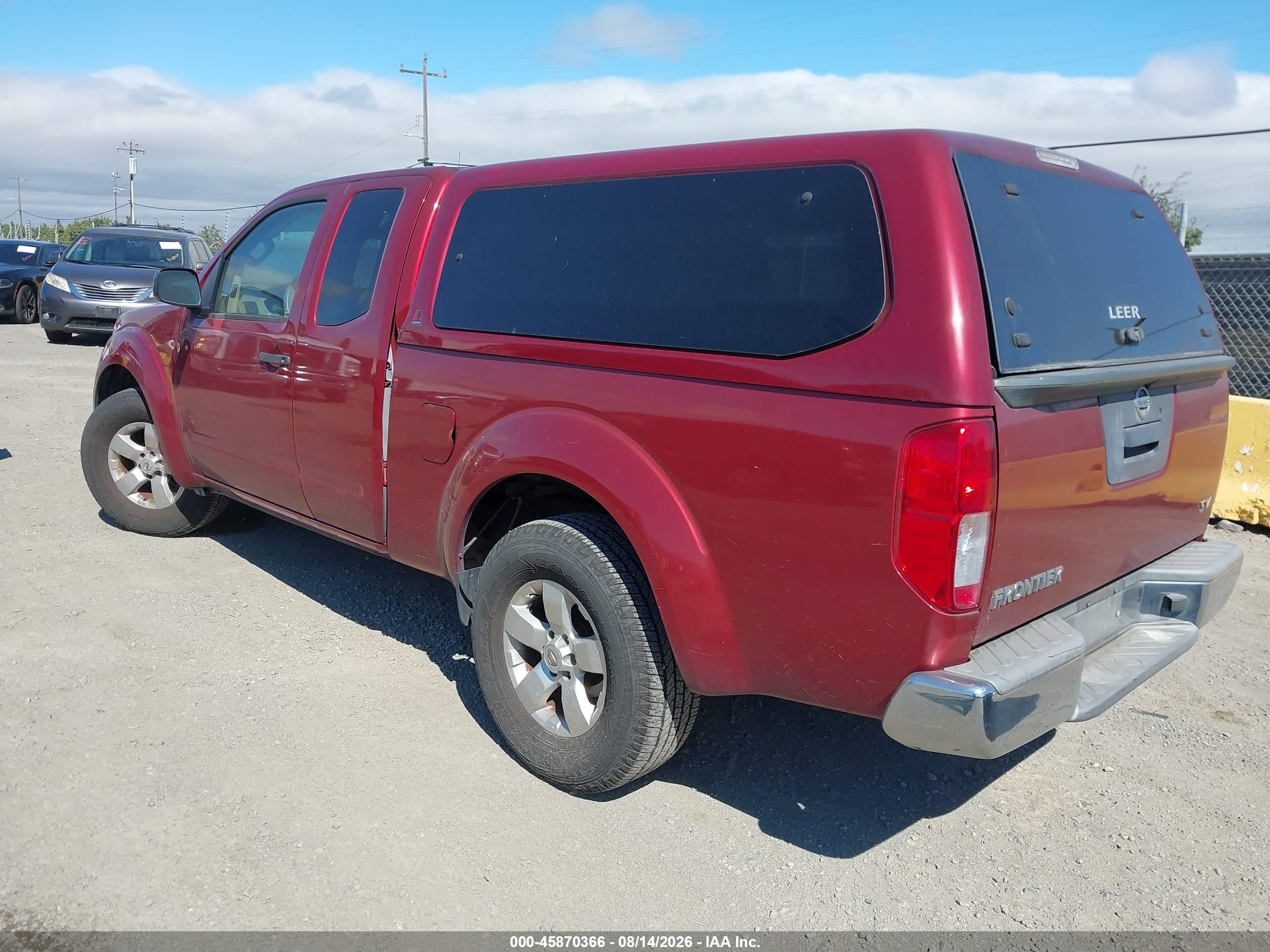 2013 Nissan Frontier Sv-i4 Красный vin: 1N6BD0CT1DN711103