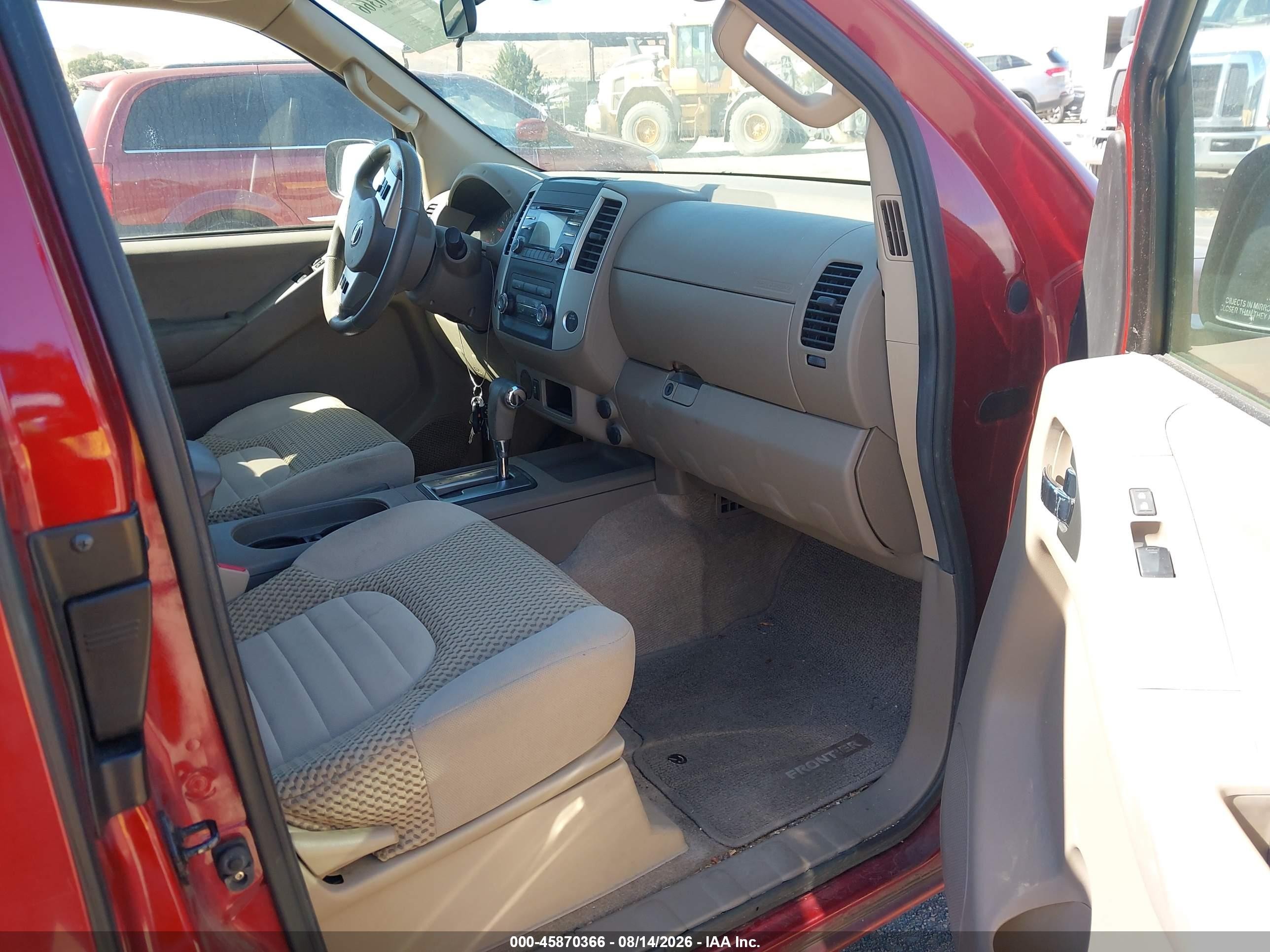 2013 Nissan Frontier Sv-i4 Красный vin: 1N6BD0CT1DN711103
