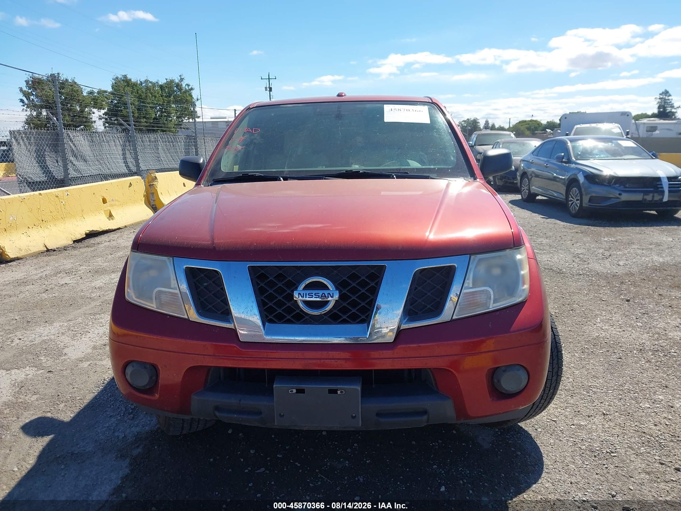 2013 Nissan Frontier Sv-i4 Красный vin: 1N6BD0CT1DN711103