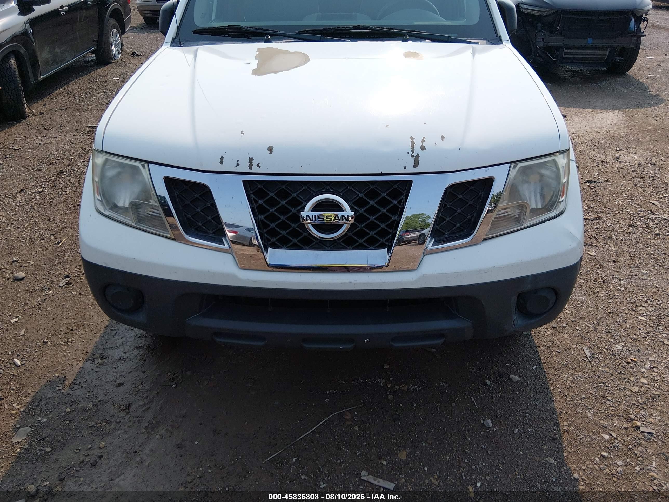 2014 Nissan Frontier S/sv-i4 White vin: 1N6BD0CT1EN768404