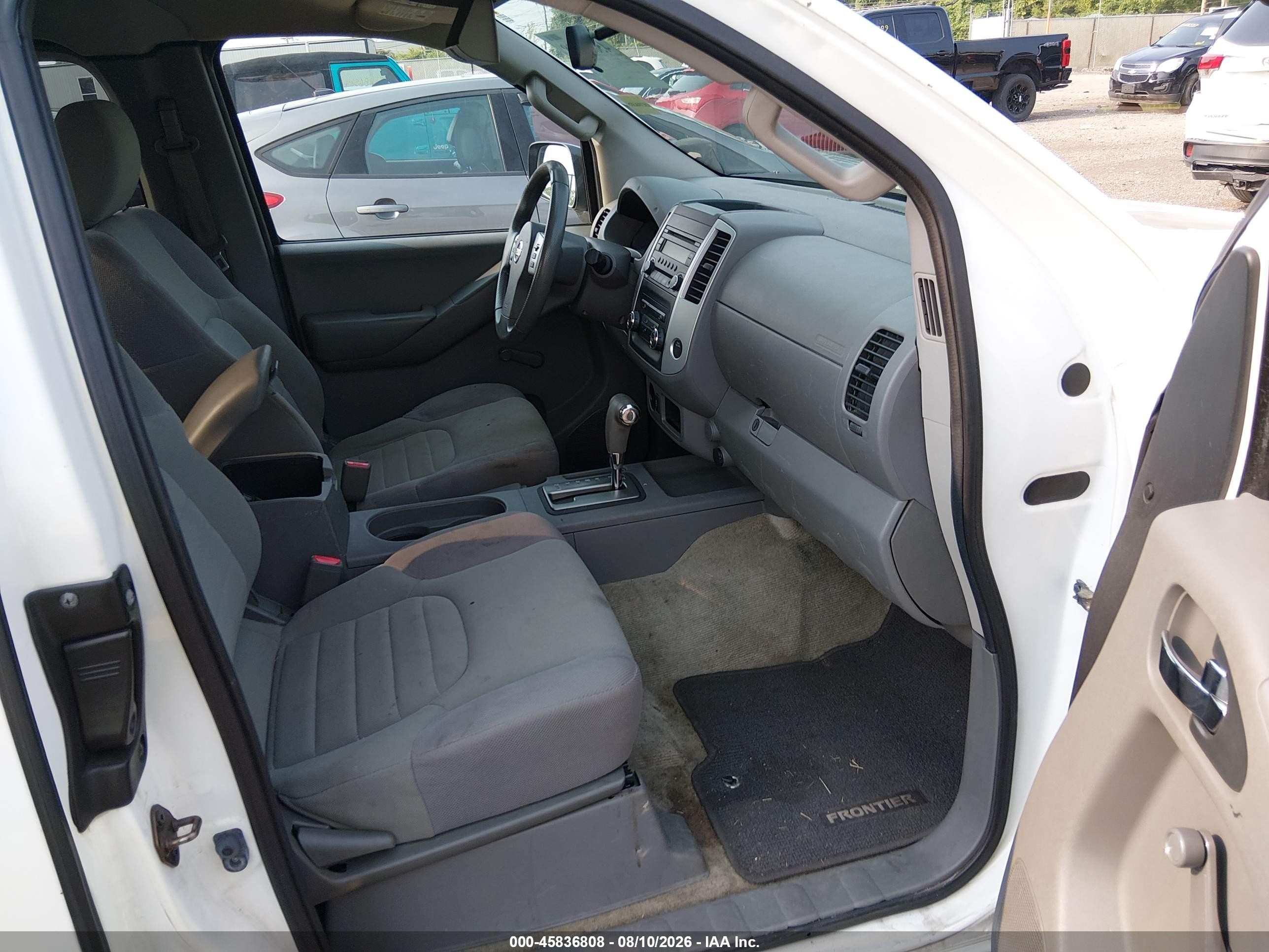 2014 Nissan Frontier S/sv-i4 White vin: 1N6BD0CT1EN768404