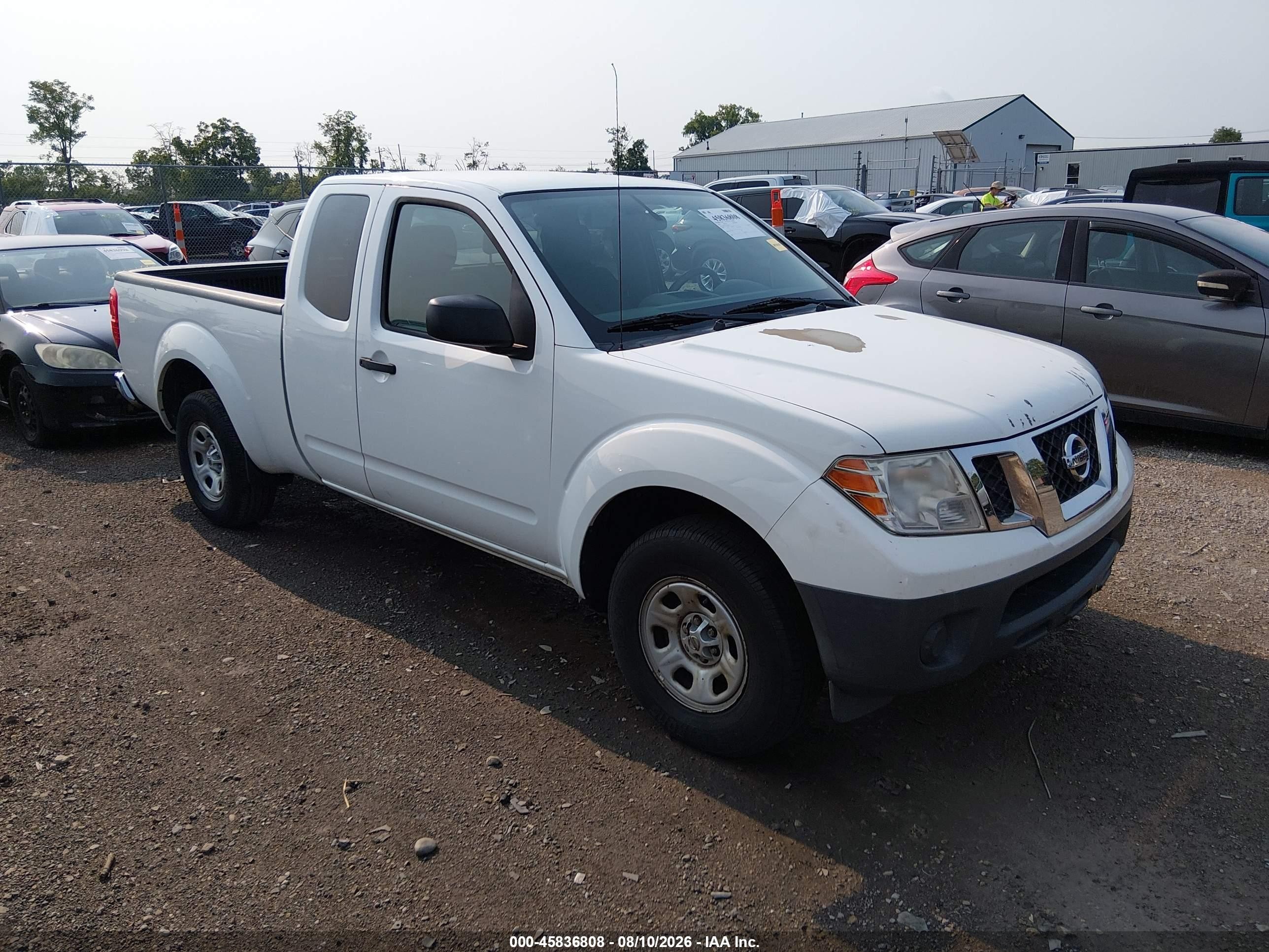 2014 Nissan Frontier S/sv-i4 White vin: 1N6BD0CT1EN768404